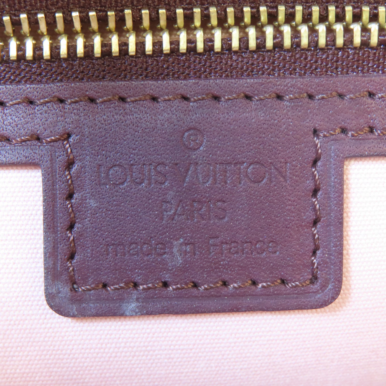 LOUIS VUITTON Monogram Mini Josephine PM金扣手挽袋紅色