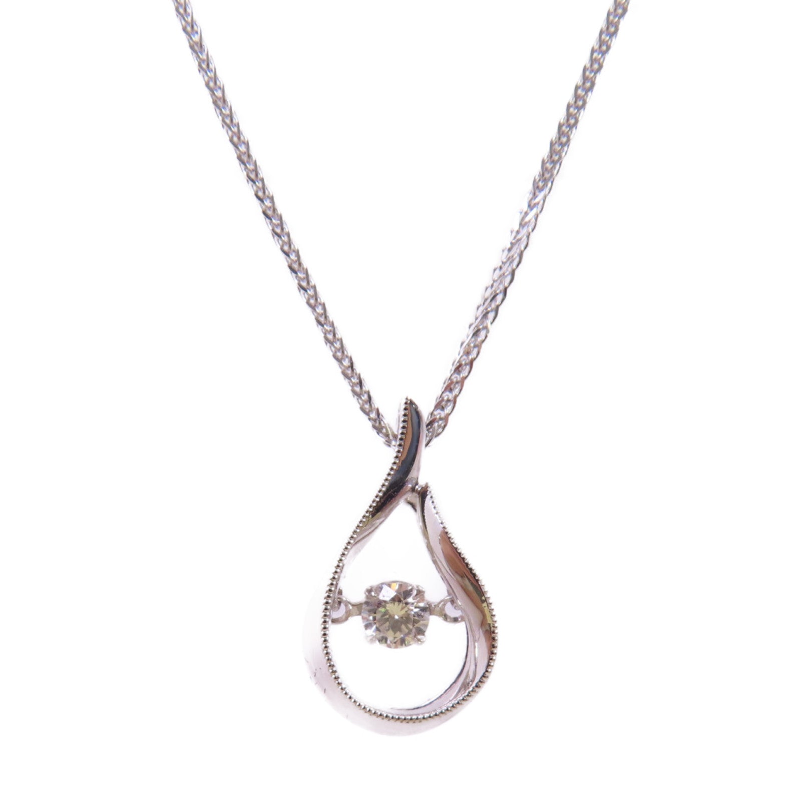 JEWELRY 18K白金/0.23ct鑽石Diamond Necklace項鏈