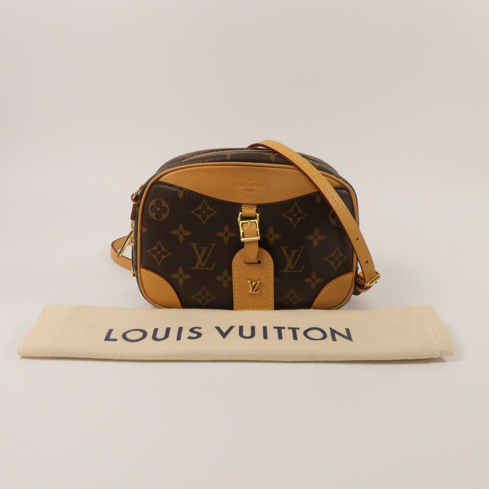 LOUIS VUITTON Monogram Deauville Mini肩背袋