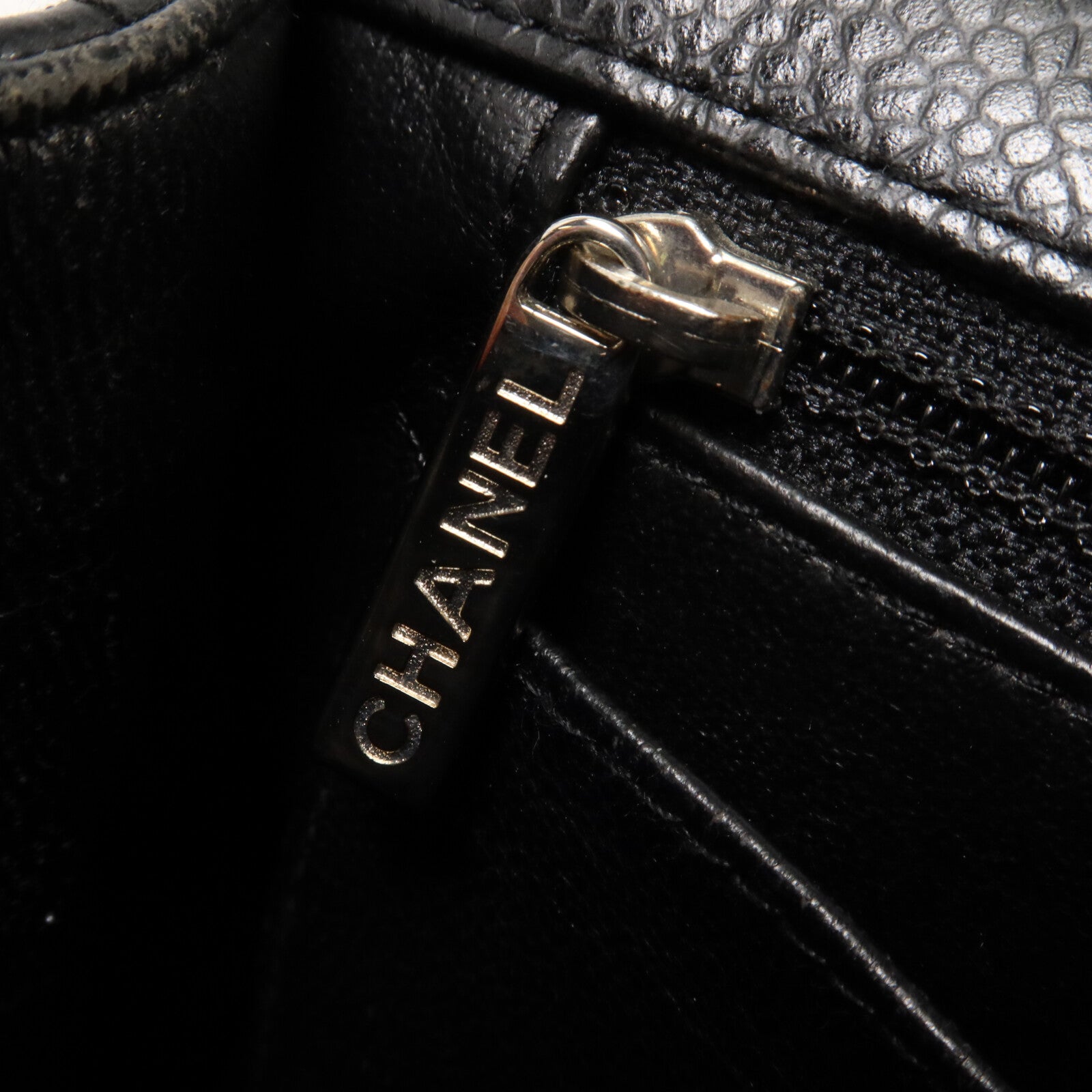 CHANEL 牛皮皮革Large Classic鏈帶肩背袋
