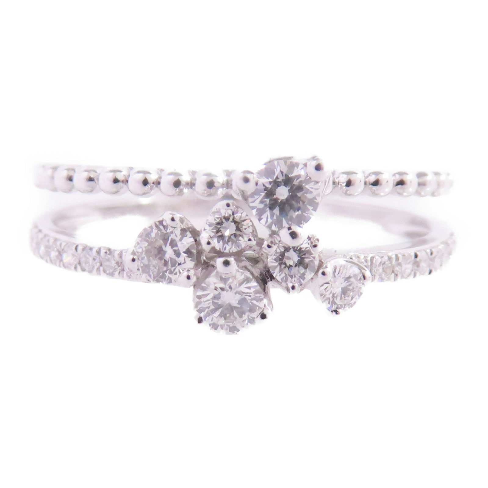 JEWELRY 【激減優惠】18K白金/鑽石Diamond Ring戒指US#6.5