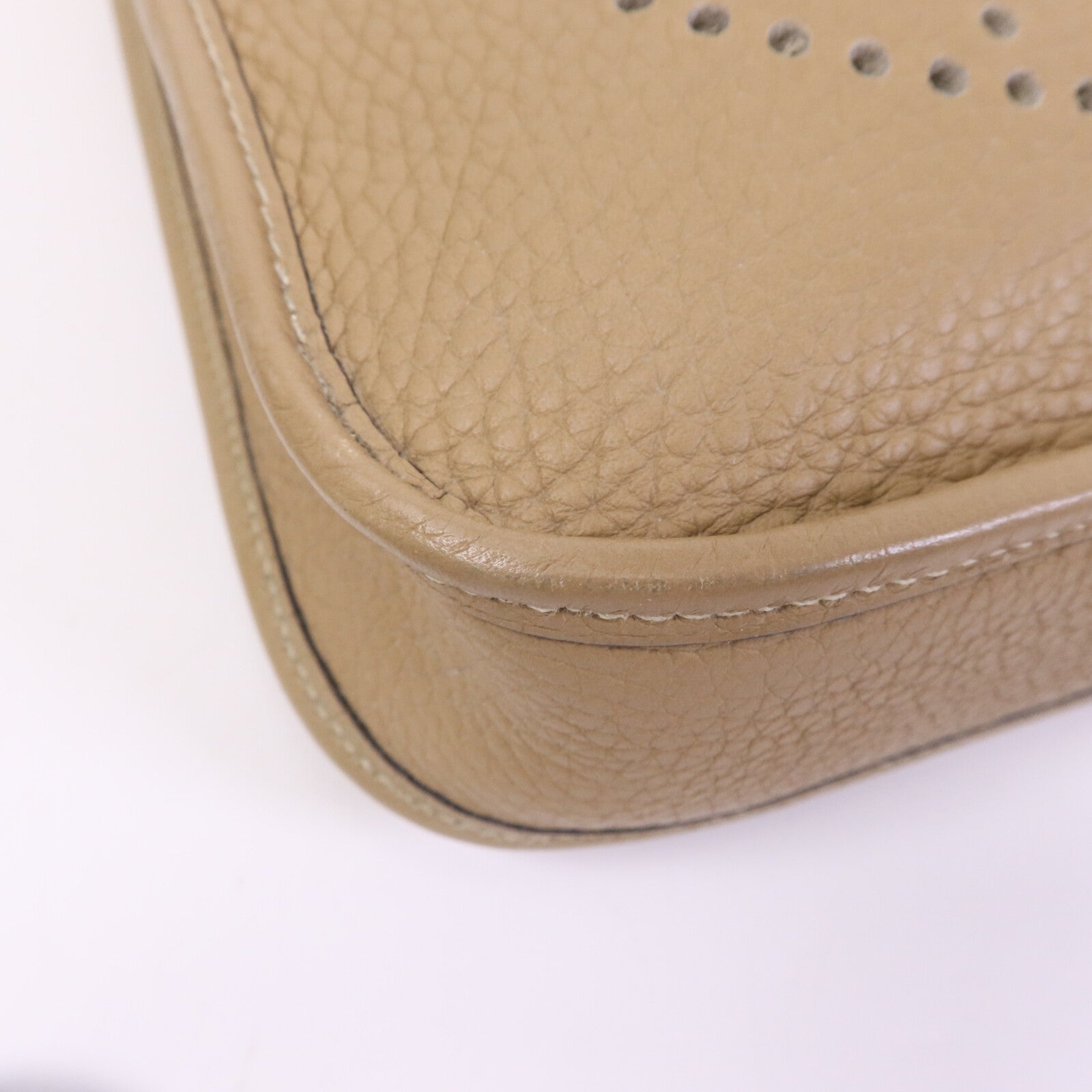 HERMES Clemence皮革Evelyne TPM銀扣肩背袋
