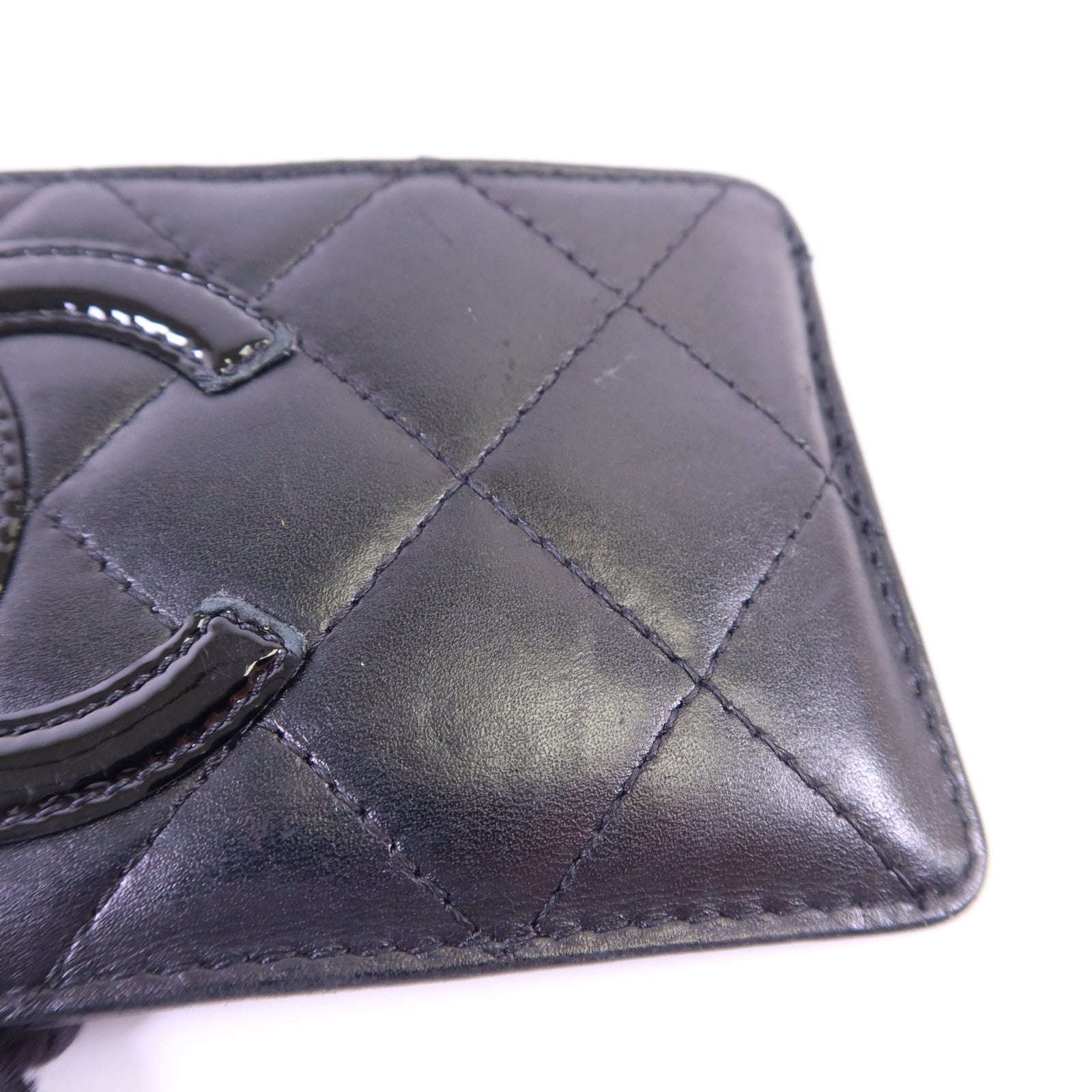 CHANEL 【激減優惠】牛皮皮革Cambon Card Case卡片套