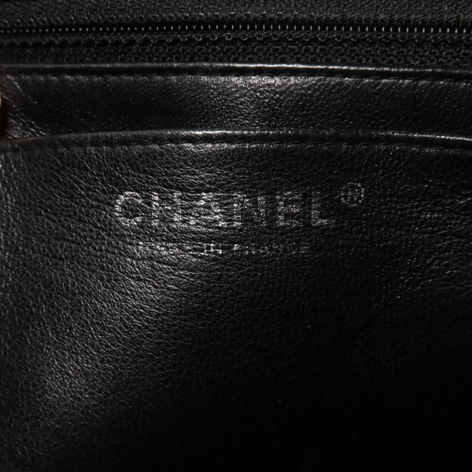 CHANEL 牛皮皮革Large Classic鏈帶肩背袋