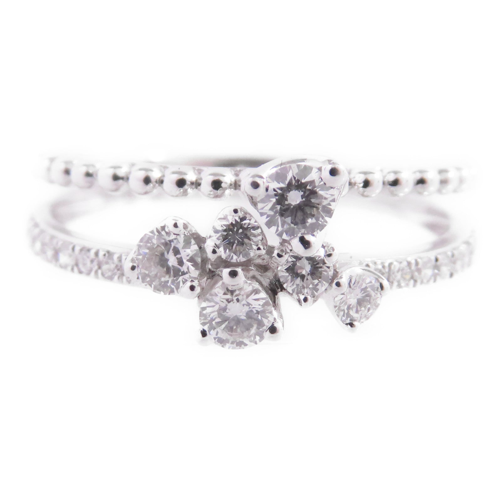 JEWELRY 【激減優惠】18K白金/鑽石Diamond Ring戒指US#6.5