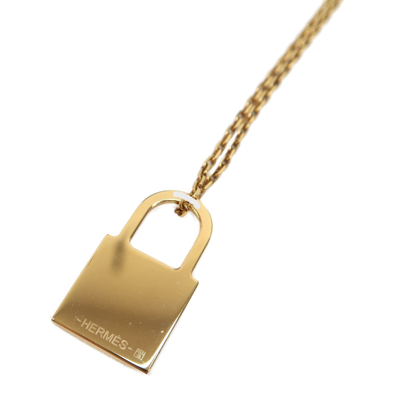 HERMES 金屬Necklace項鍊黑色/金色