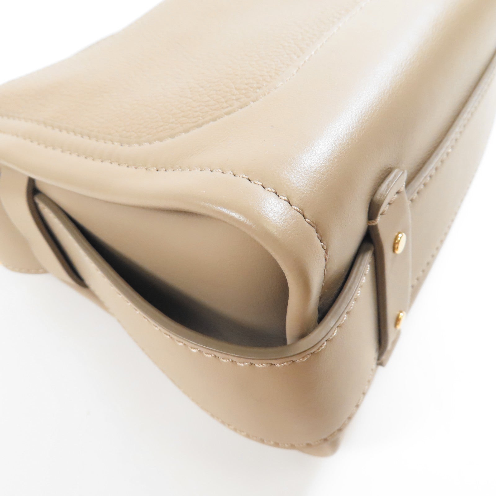 Chloe 【激減優惠】牛皮皮革Mini Tess Day金扣手挽肩背兩用袋