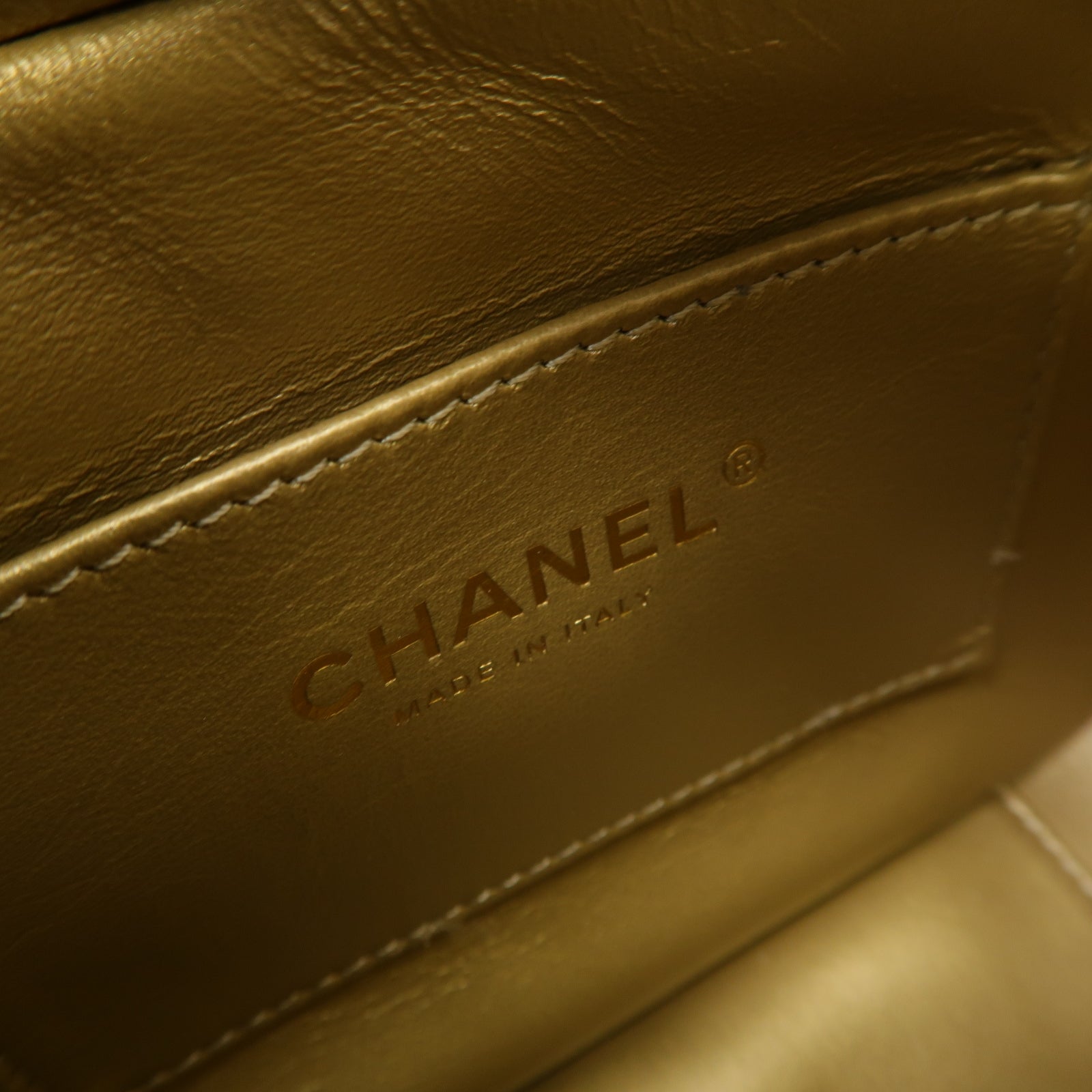 CHANEL 【激減優惠】菱格羊皮皮革Camera Bag金扣鏈帶肩背袋黒色