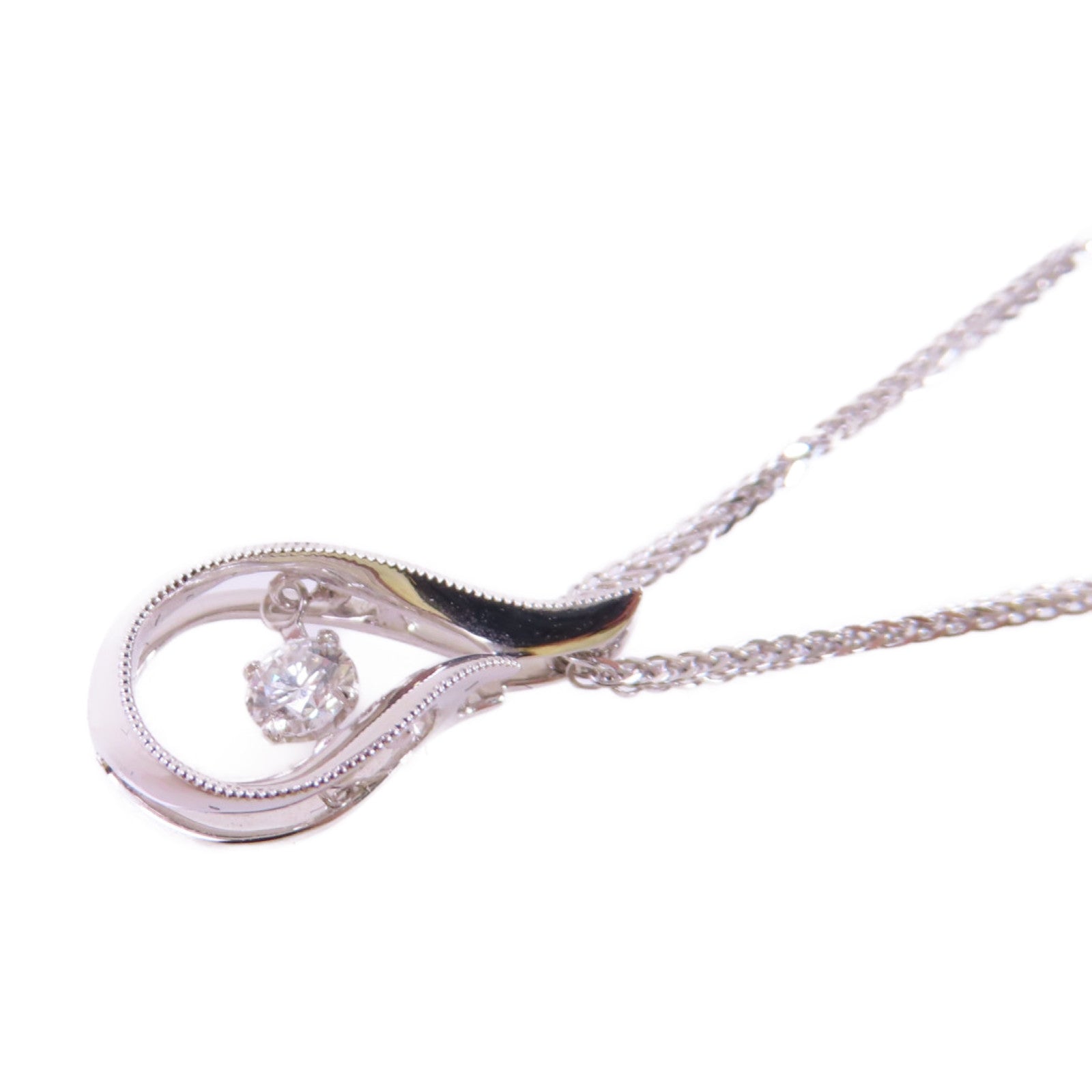 JEWELRY 18K白金/0.23ct鑽石Diamond Necklace項鏈