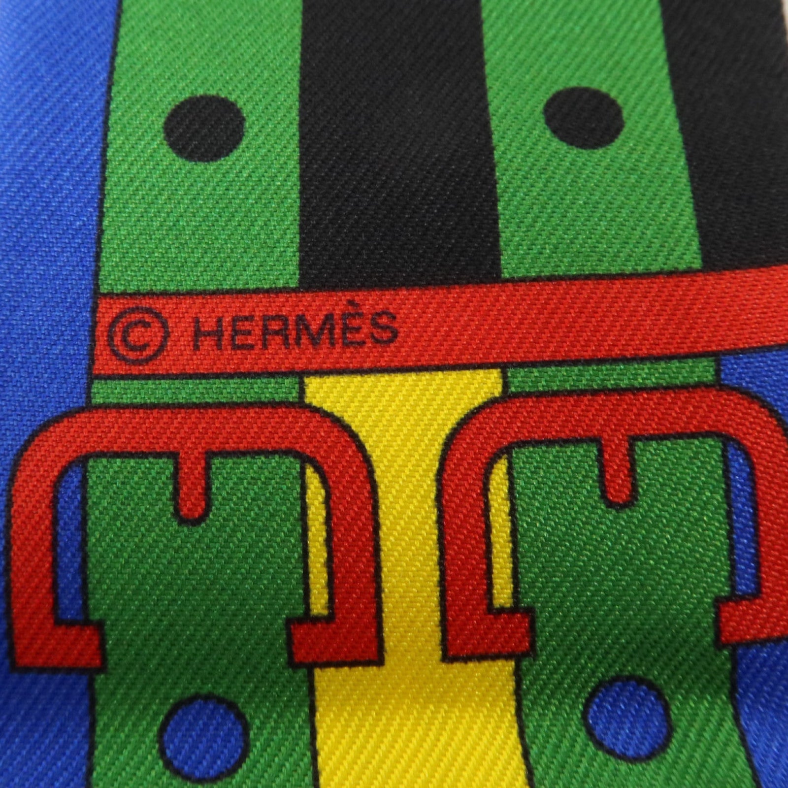 HERMES 絲質Twilly絲巾