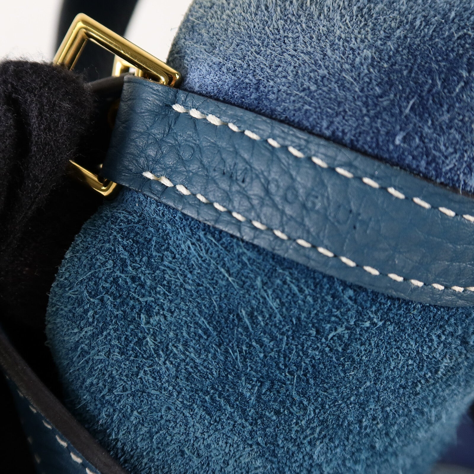 HERMES Clemence皮革Picotin MM手挽袋Blue/Vert Bosphore
