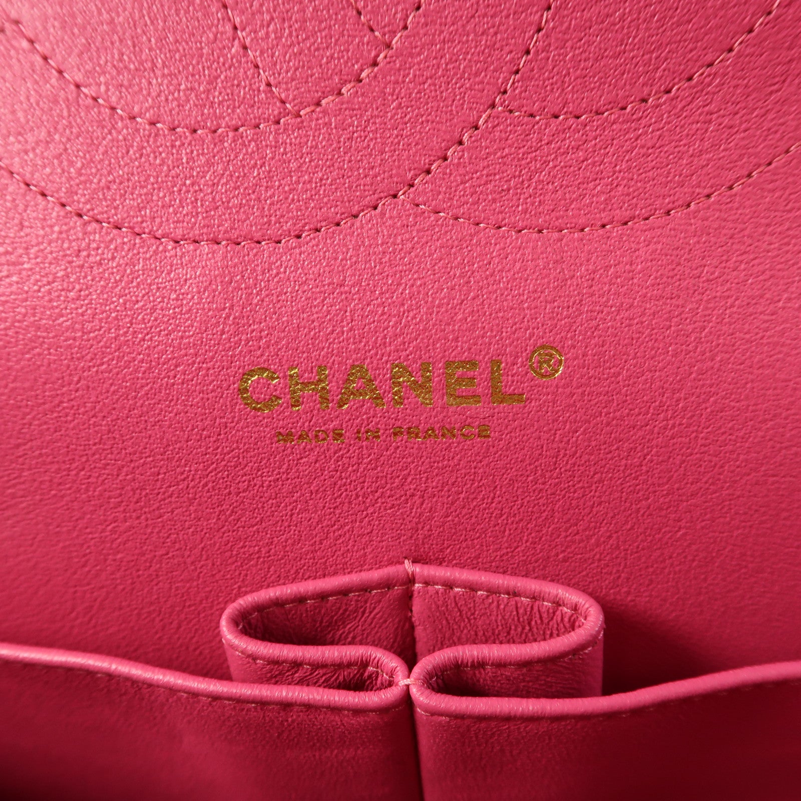 CHANEL 羊皮皮革Large Classic金扣鏈帶肩背袋