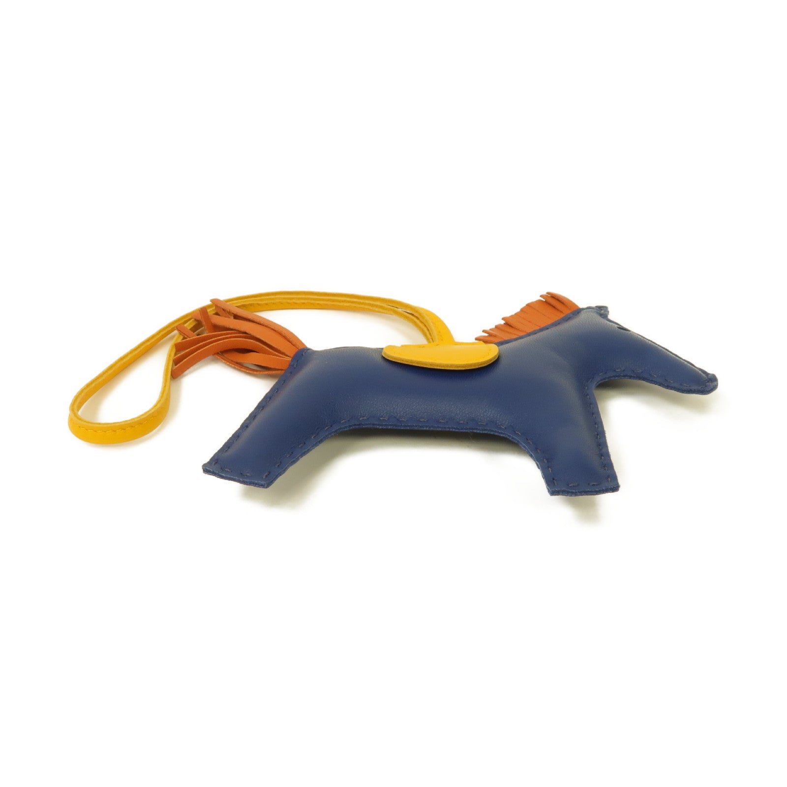 HERMES Agneau Milo皮革Rodeo Charm掛飾Bleu de Malte馬耳他藍色