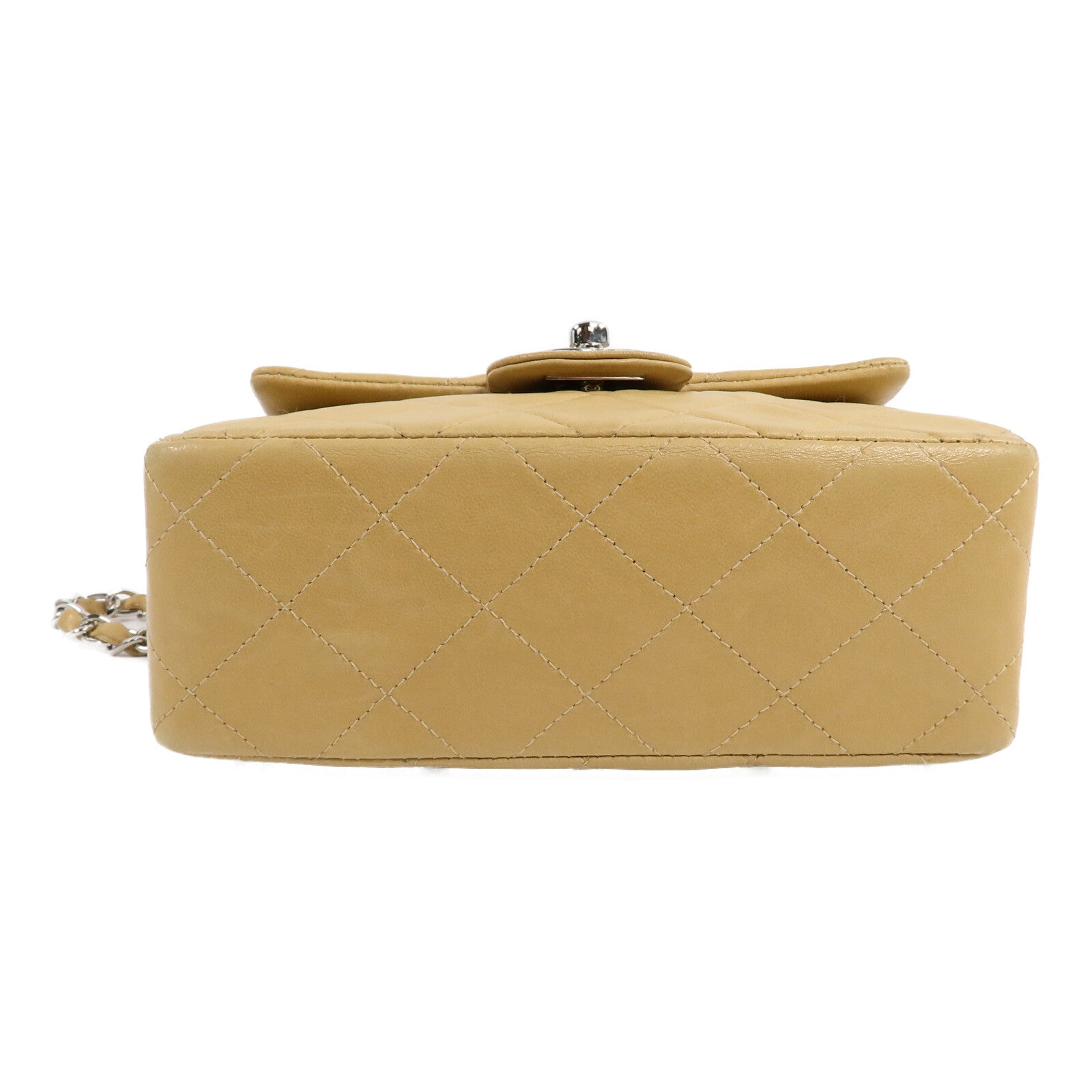 CHANEL 羊皮皮革Mini Classic 17鏈帶肩背袋