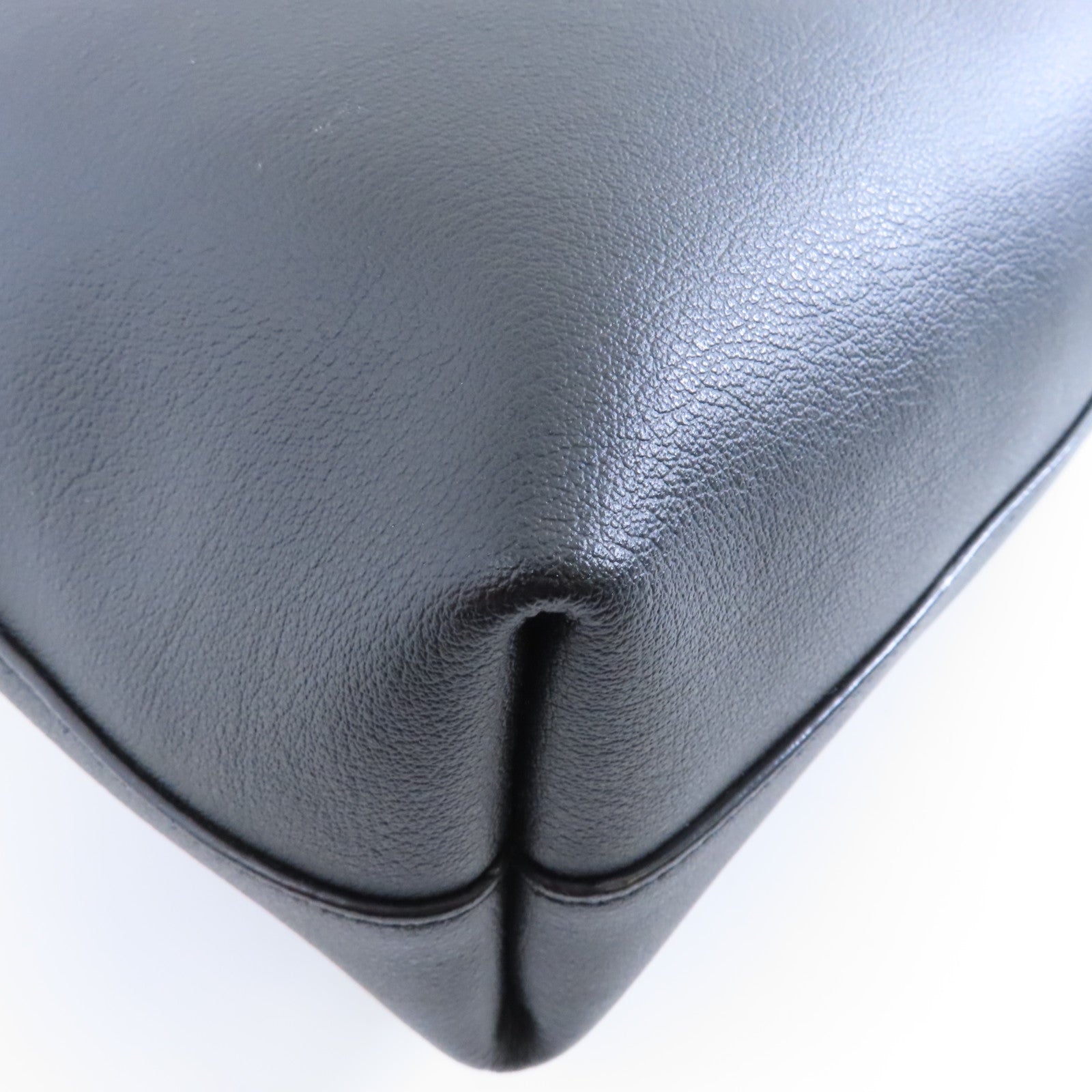 SAINT LAURENT 牛皮皮革Toy Shopping Bag金扣手挽肩背兩用袋黑色