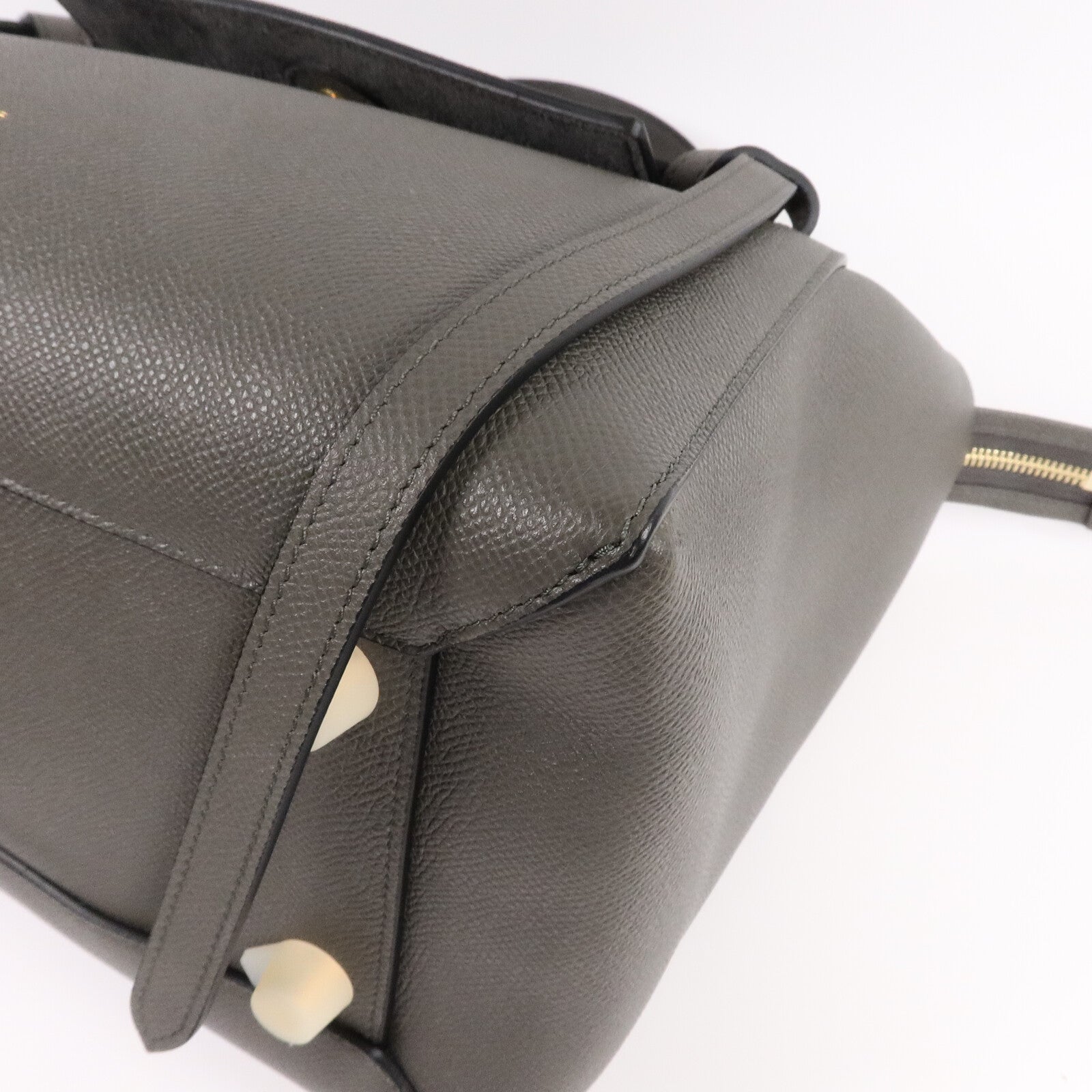CELINE 牛皮皮革Micro Belt手扣手挽肩背兩用袋