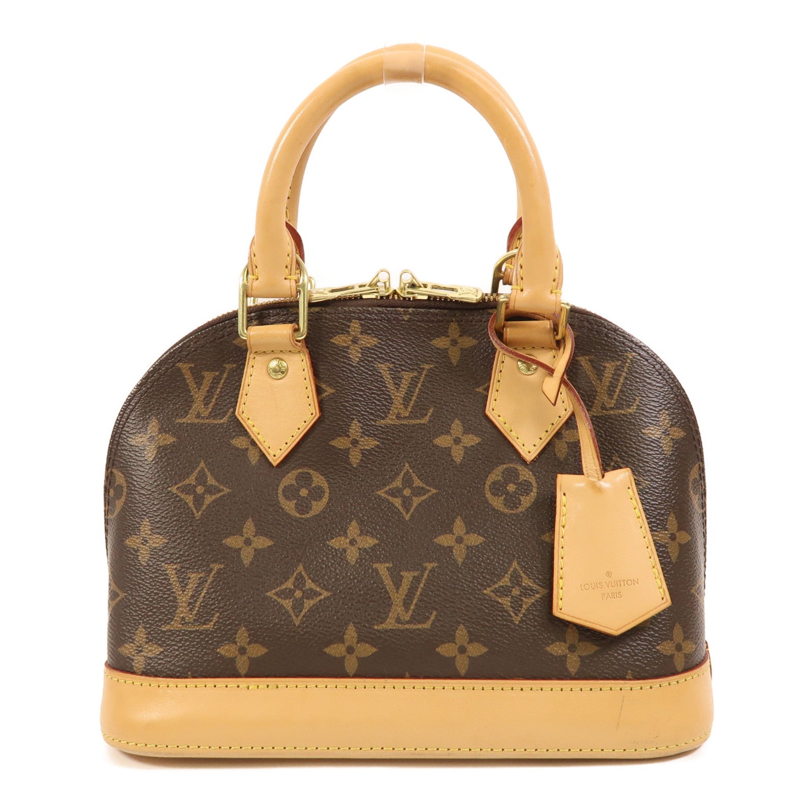 LOUIS VUITTON Monogram Alma BB金扣手挽肩背兩用袋