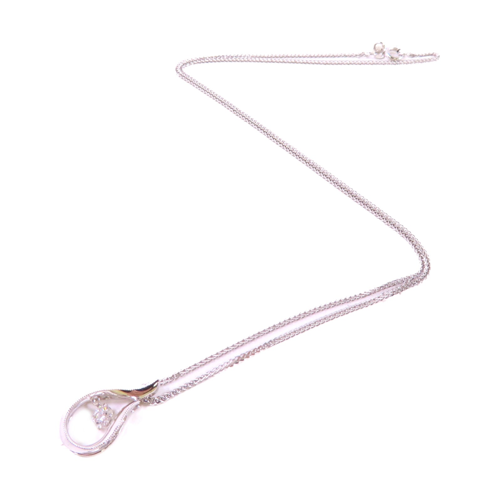 JEWELRY 18K白金/0.23ct鑽石Diamond Necklace項鏈