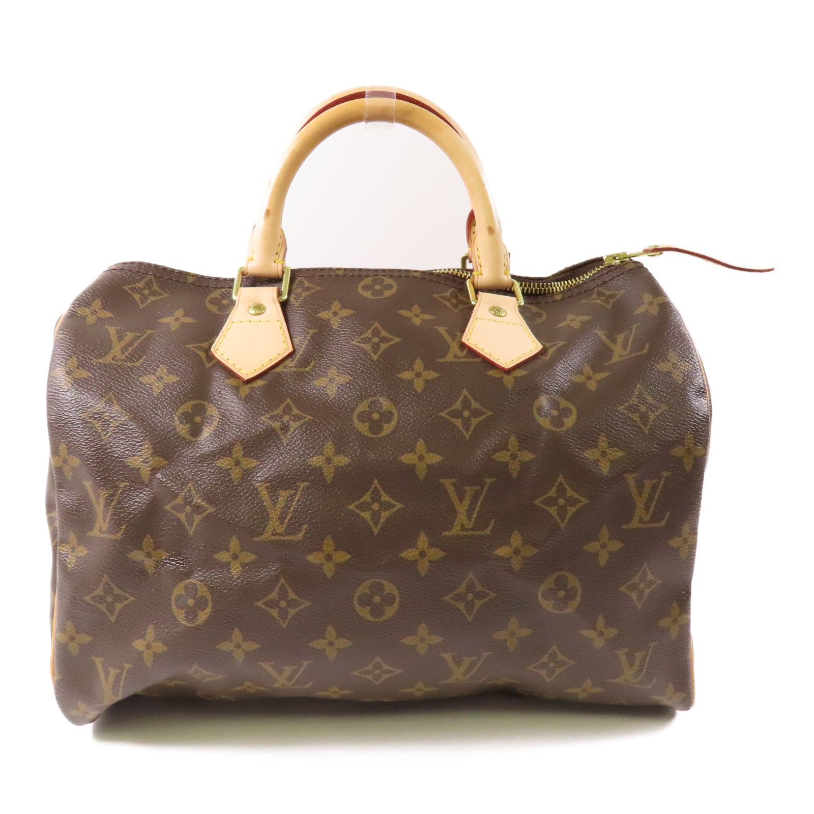 LOUIS VUITTON Monogram Speedy 30金扣手挽袋
