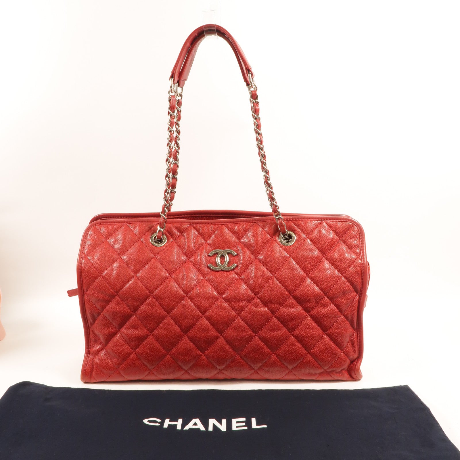 CHANEL 牛皮皮革Chain Shoulder肩背袋