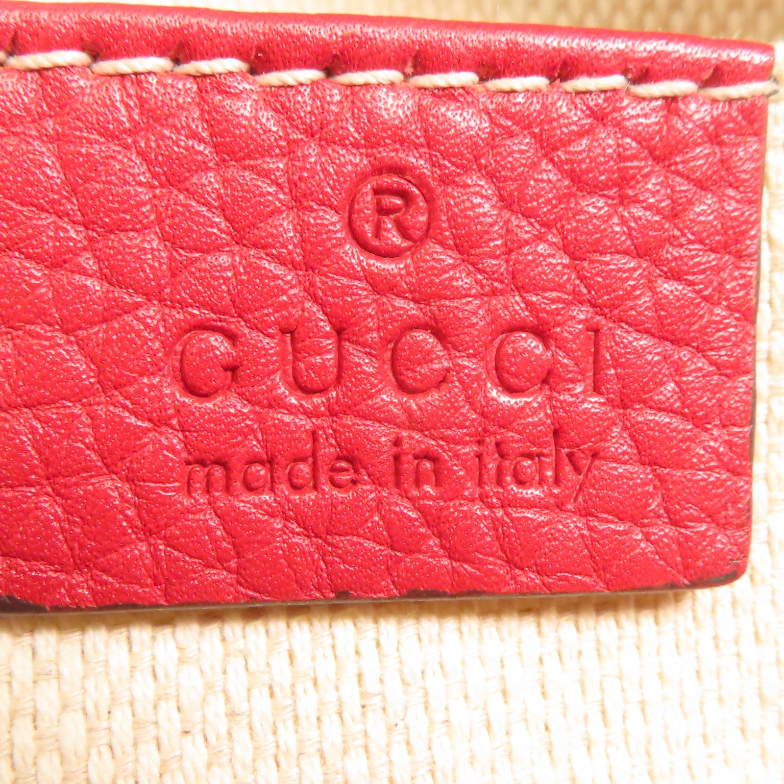 GUCCI 皮革Soho Disco Shoulder Bag金扣肩背袋