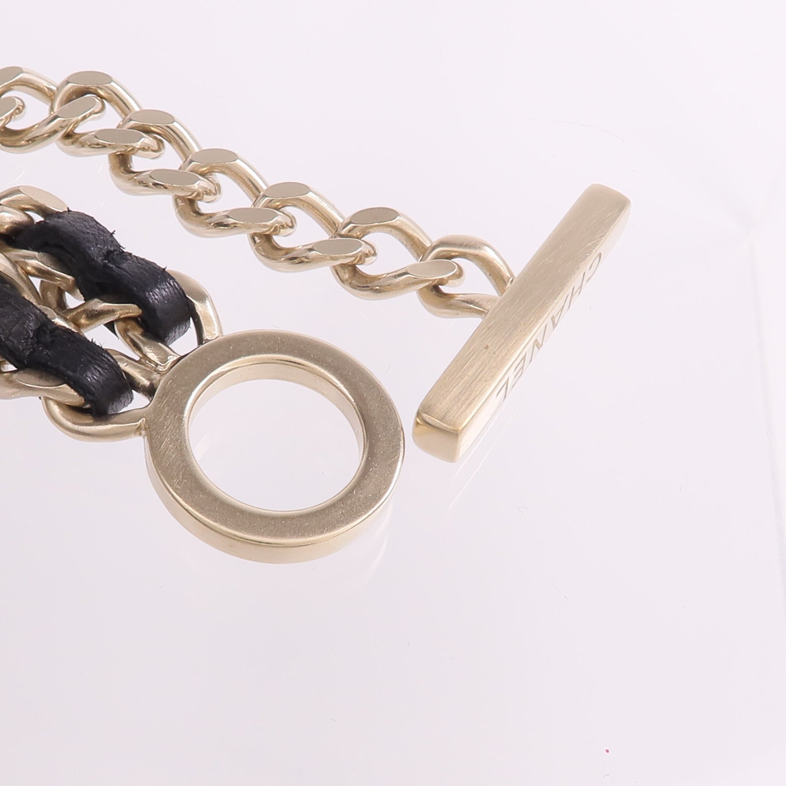 CHANEL 金屬/皮革Necklace項鍊