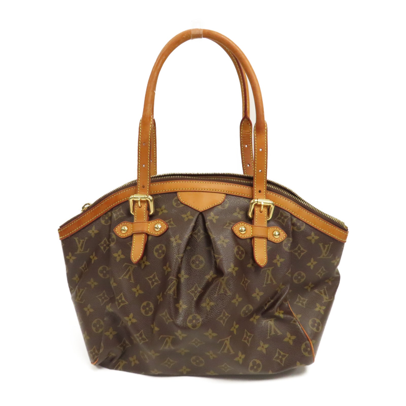 LOUIS VUITTON 【激減優惠】Monogram Tivoli GM金扣肩背袋啡色