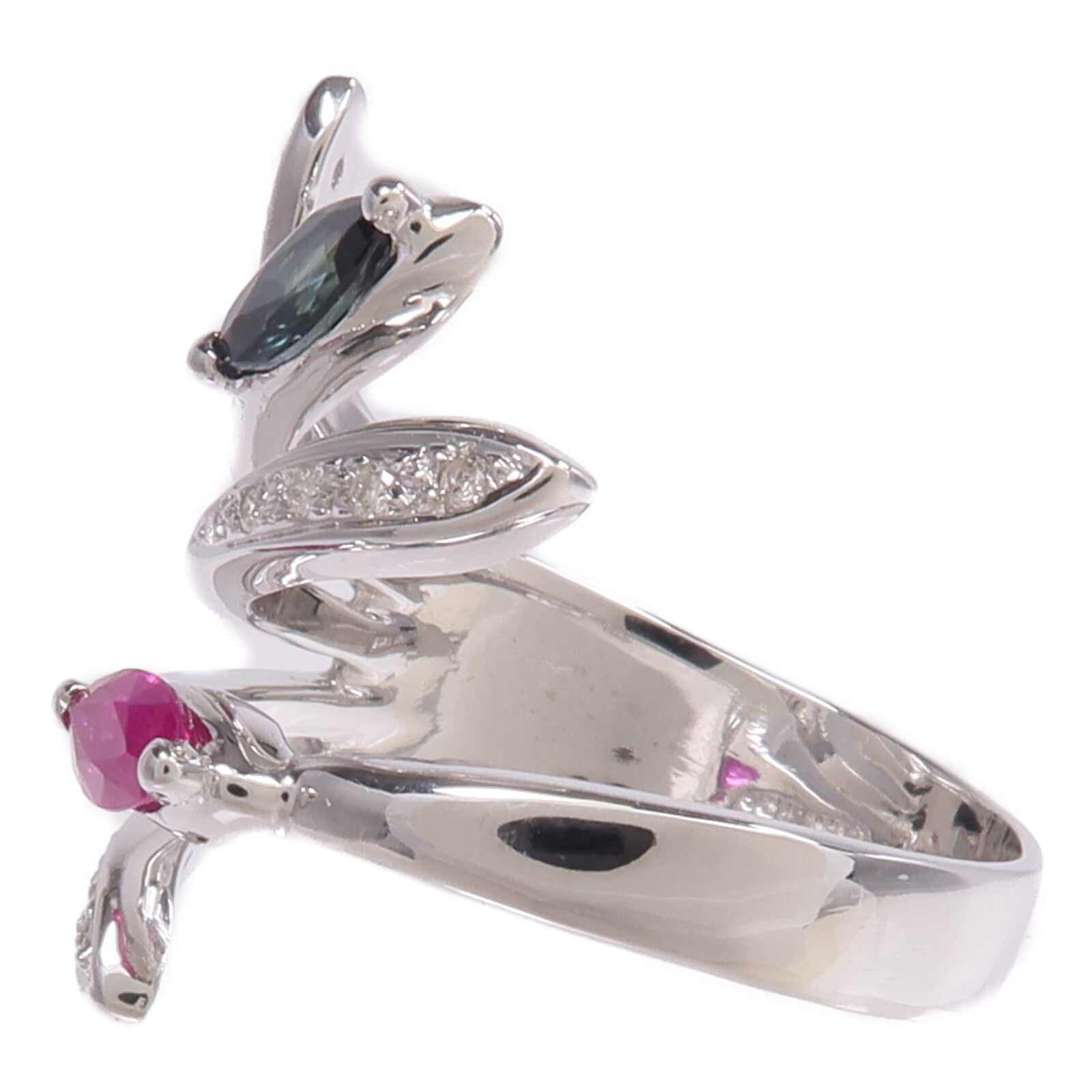 JEWELRY 18K白金Topaz Diamond Ring托帕石/鑽石戒指