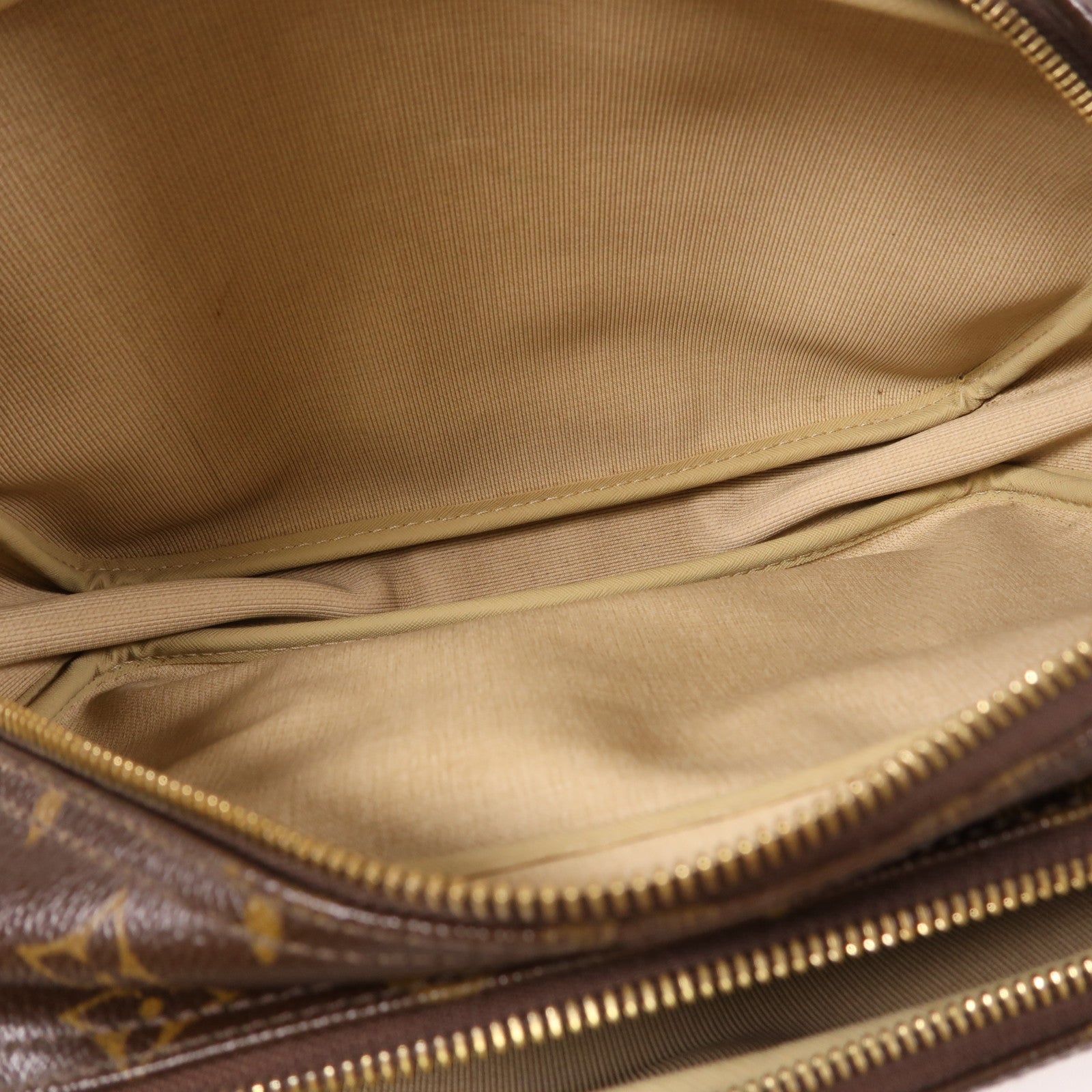 LOUIS VUITTON Monogram Reporter PM金扣肩背袋棕色