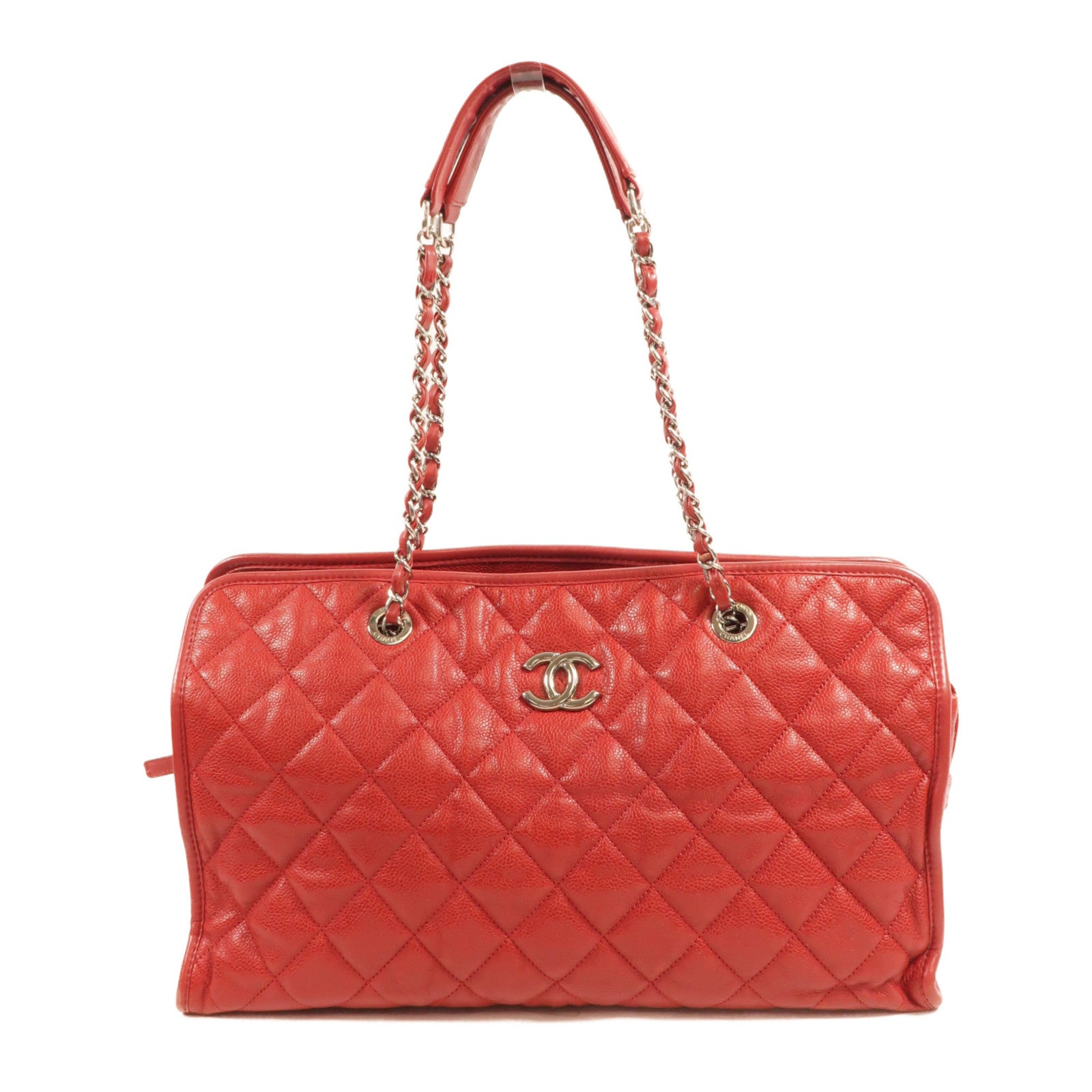 CHANEL 牛皮皮革Chain Shoulder肩背袋