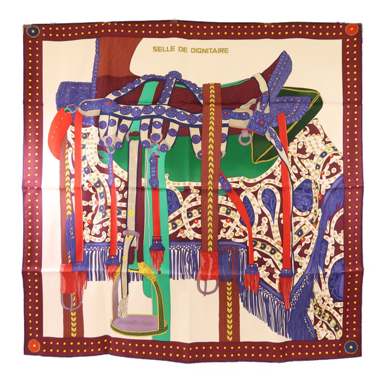 HERMES 絲質Scarf 90x90絲巾