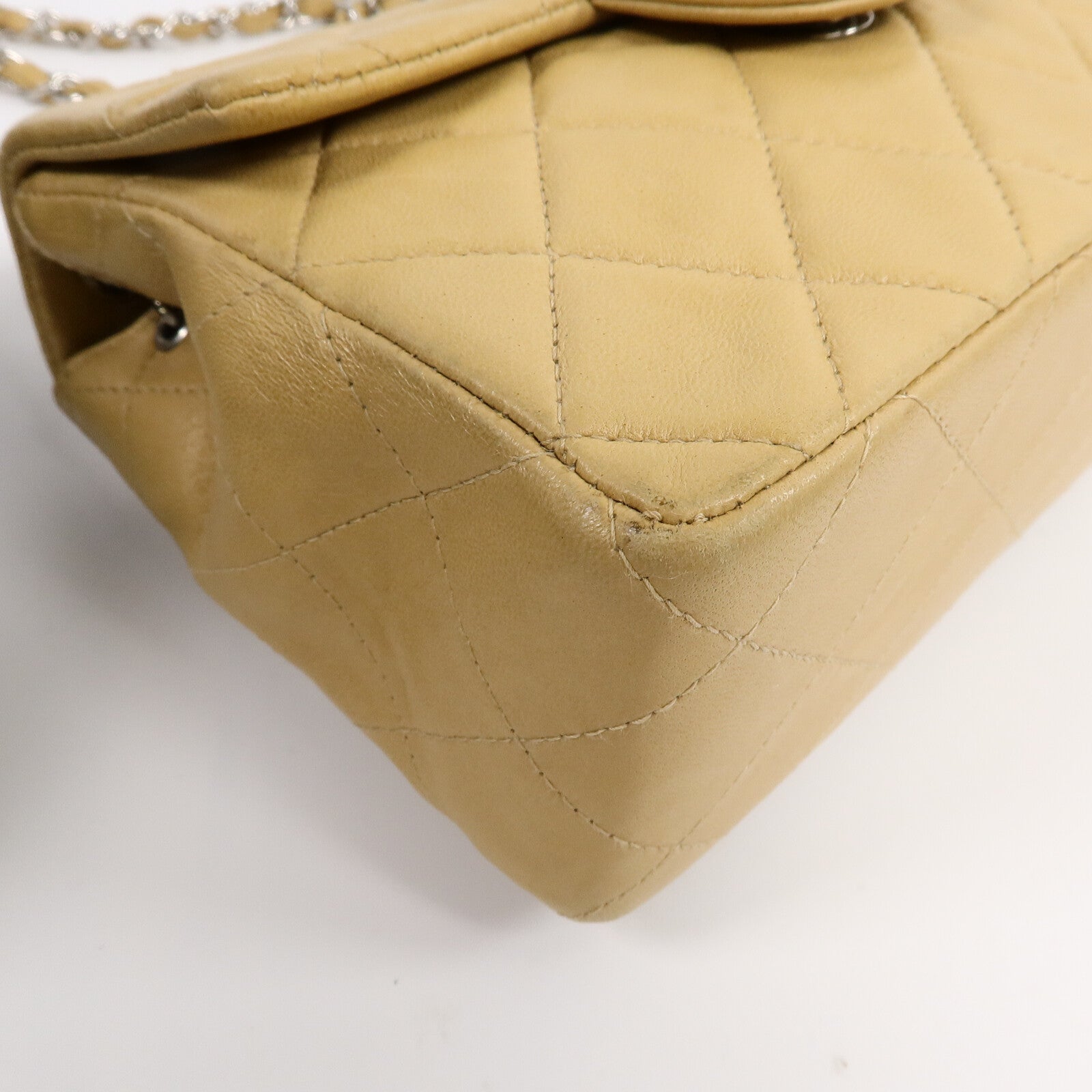 CHANEL 羊皮皮革Mini Classic 17鏈帶肩背袋