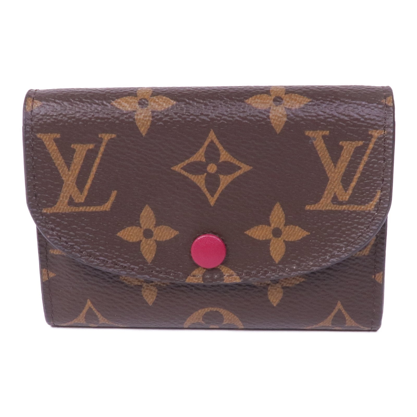 LOUIS VUITTON Monogram Rosalie金扣零錢包