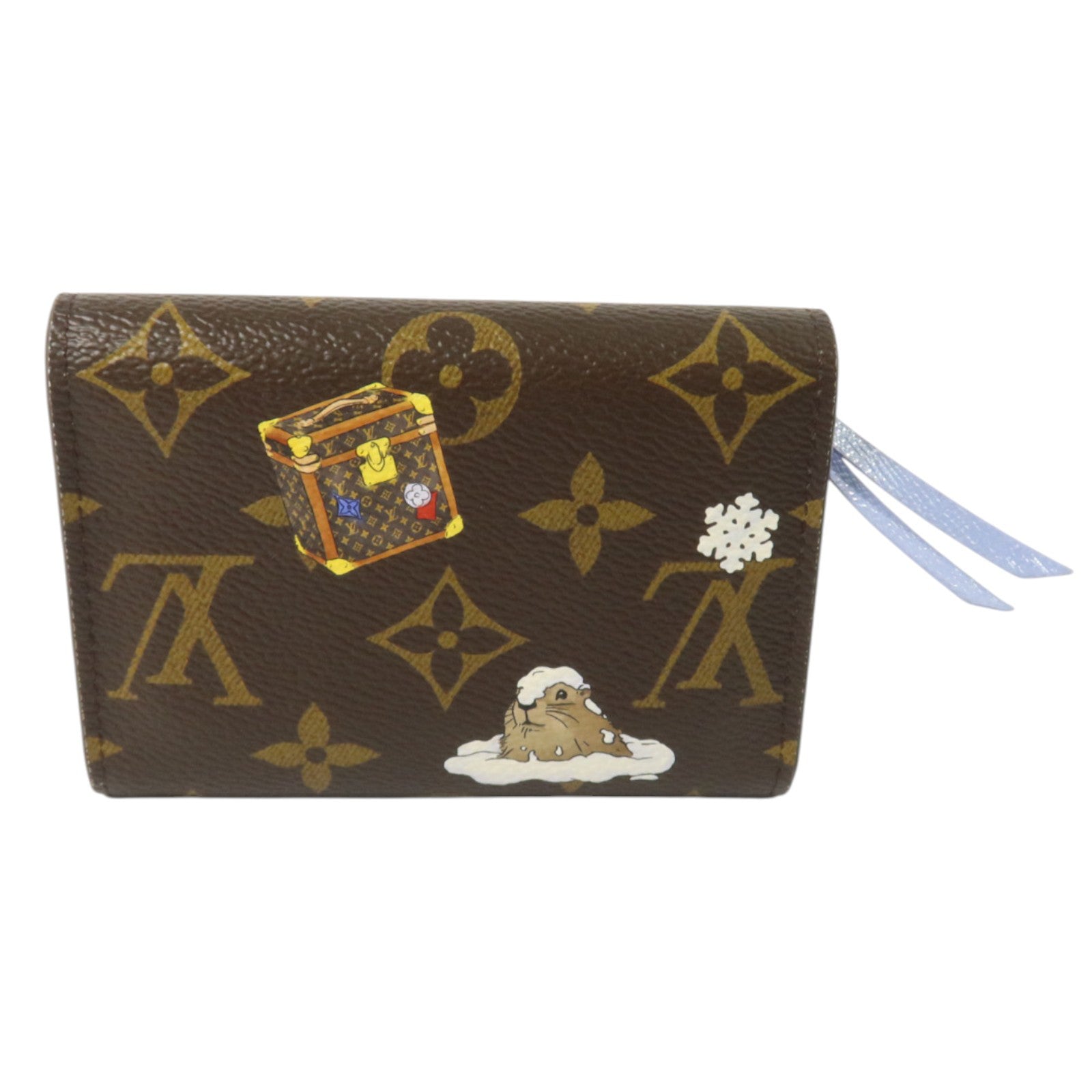 LOUIS VUITTON Monogram Rosalie金扣卡片套