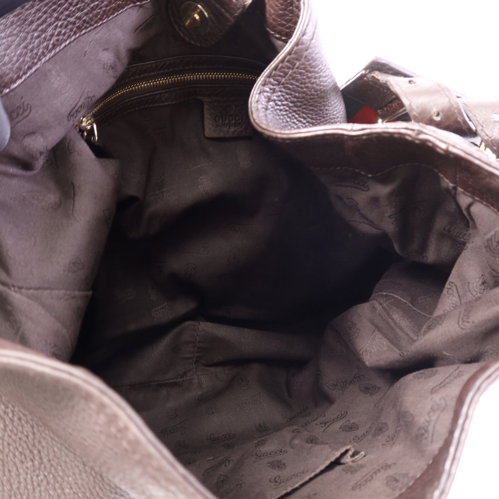 GUCCI 牛皮皮革Heritage Shouler Bag銀扣肩背袋