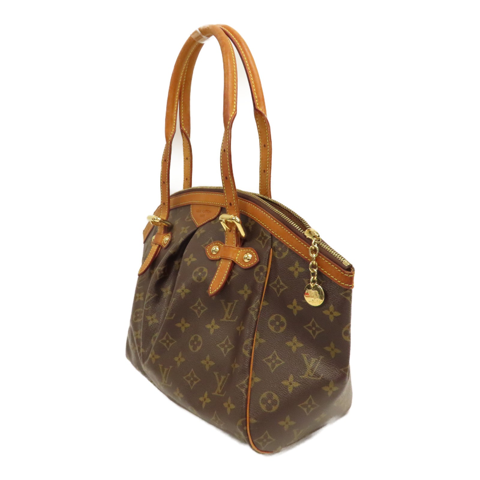 LOUIS VUITTON 【激減優惠】Monogram Tivoli GM金扣肩背袋啡色
