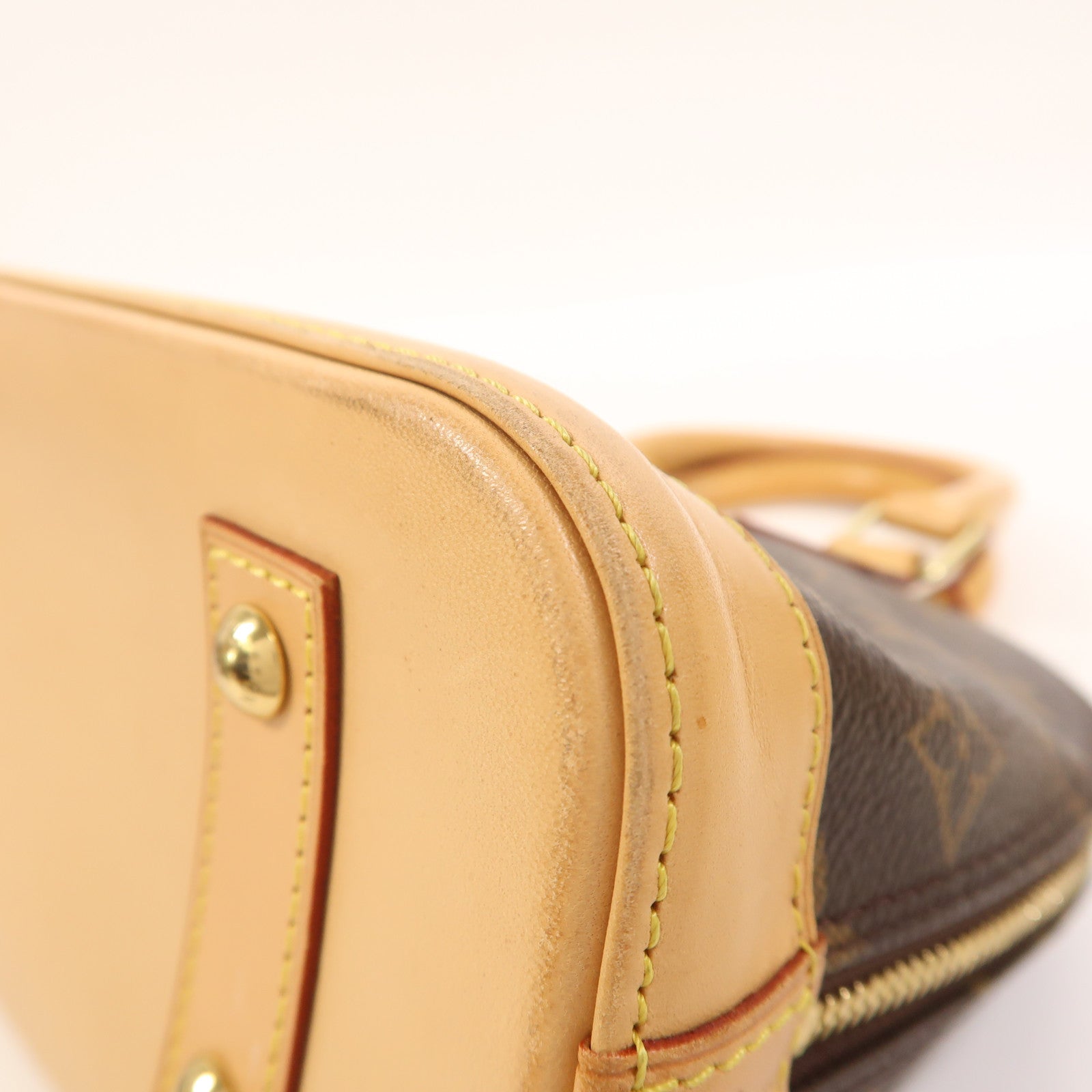 LOUIS VUITTON Monogram Alma BB金扣手挽肩背兩用袋