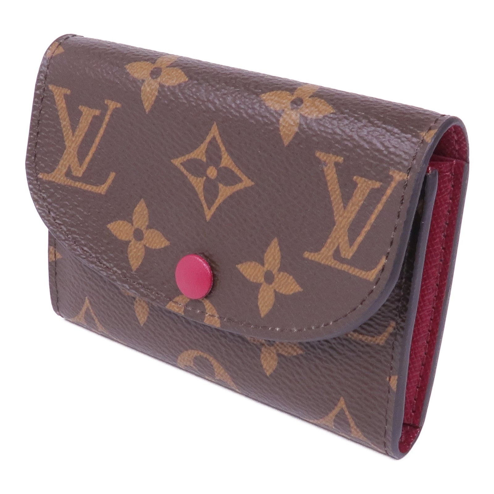 LOUIS VUITTON Monogram Rosalie金扣零錢包