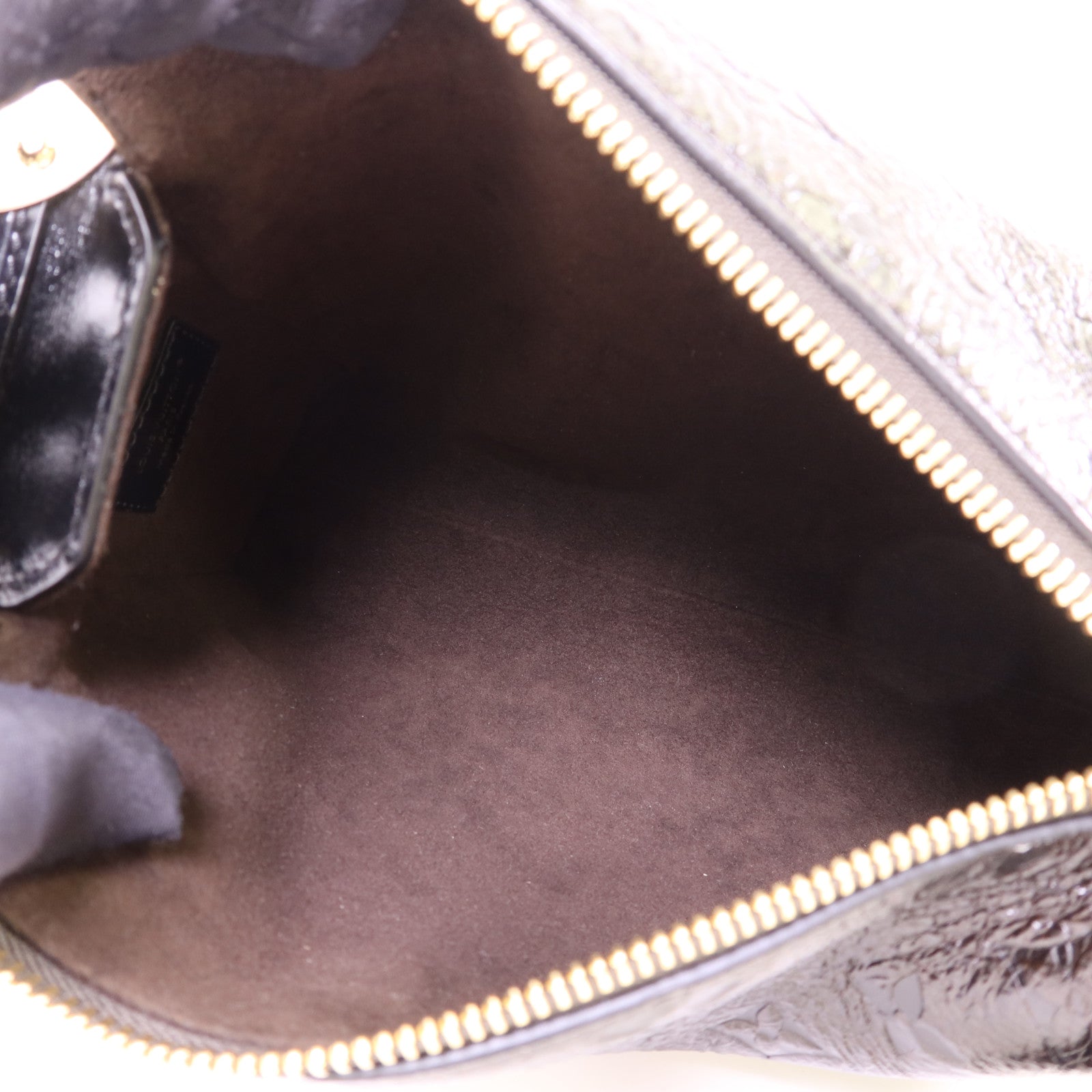 LOUIS VUITTON Monogram Saga Side Trunk MM金扣手挽肩背兩用袋