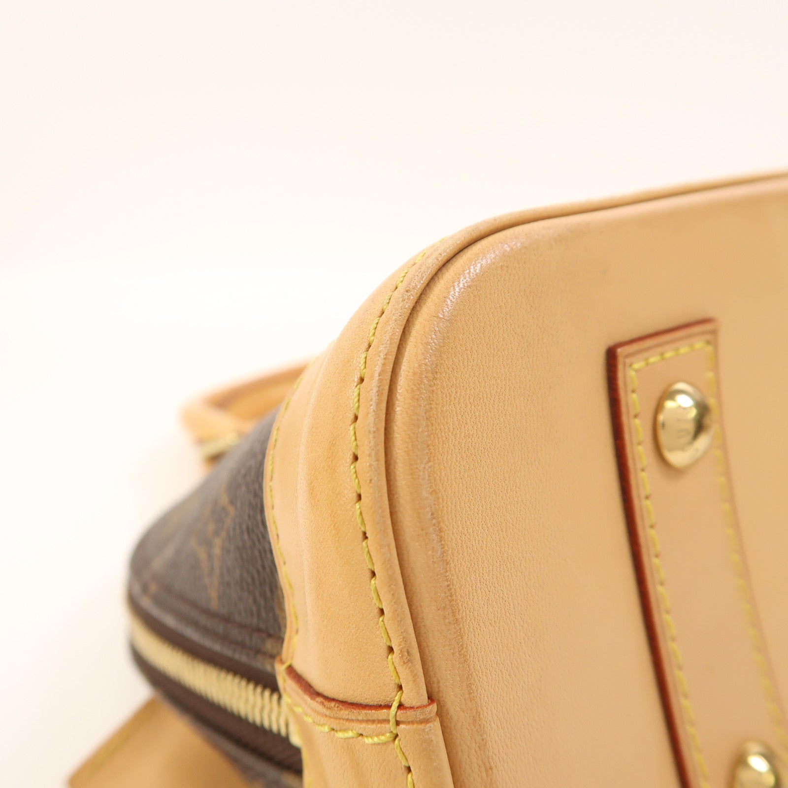 LOUIS VUITTON Monogram Alma BB金扣手挽肩背兩用袋