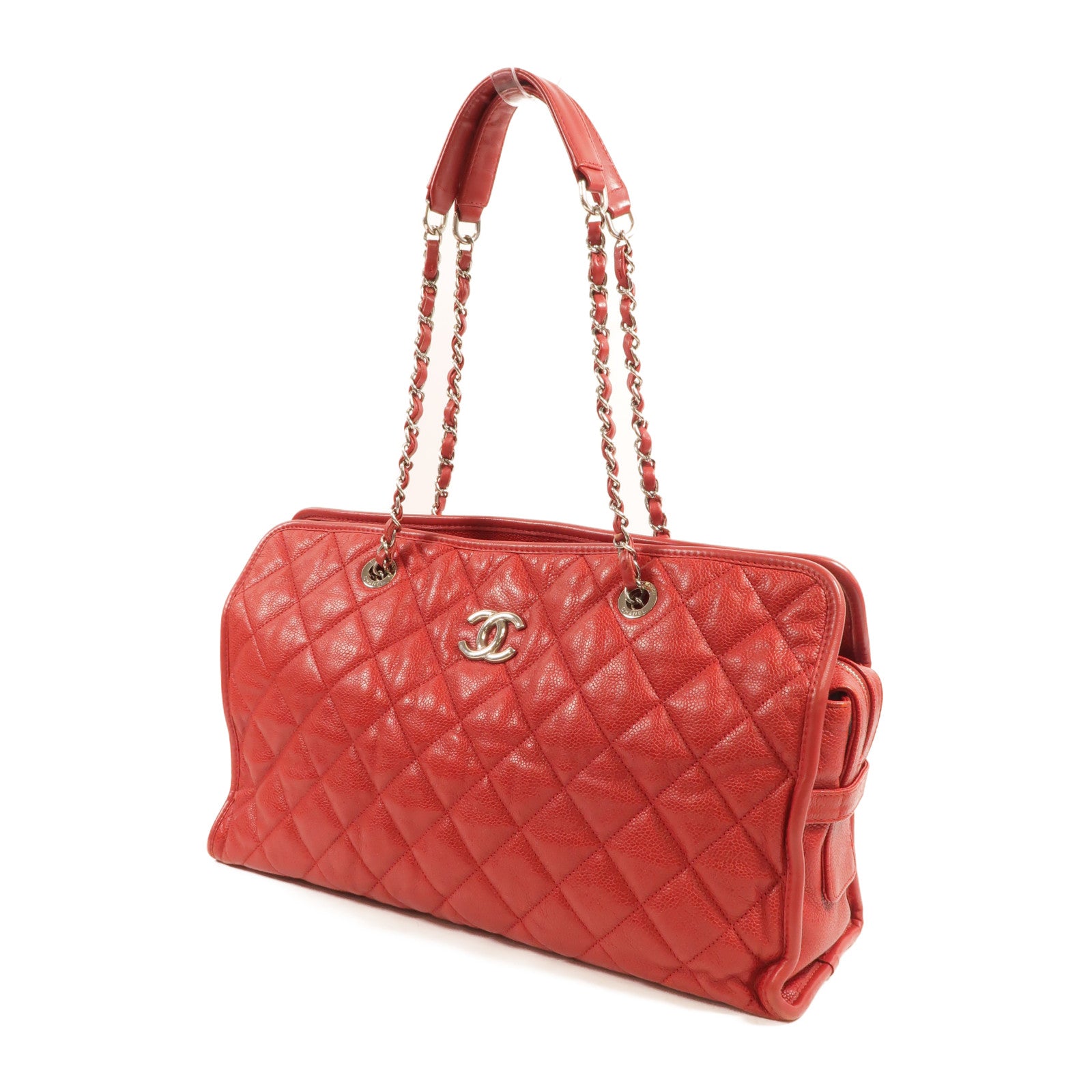 CHANEL 牛皮皮革Chain Shoulder肩背袋