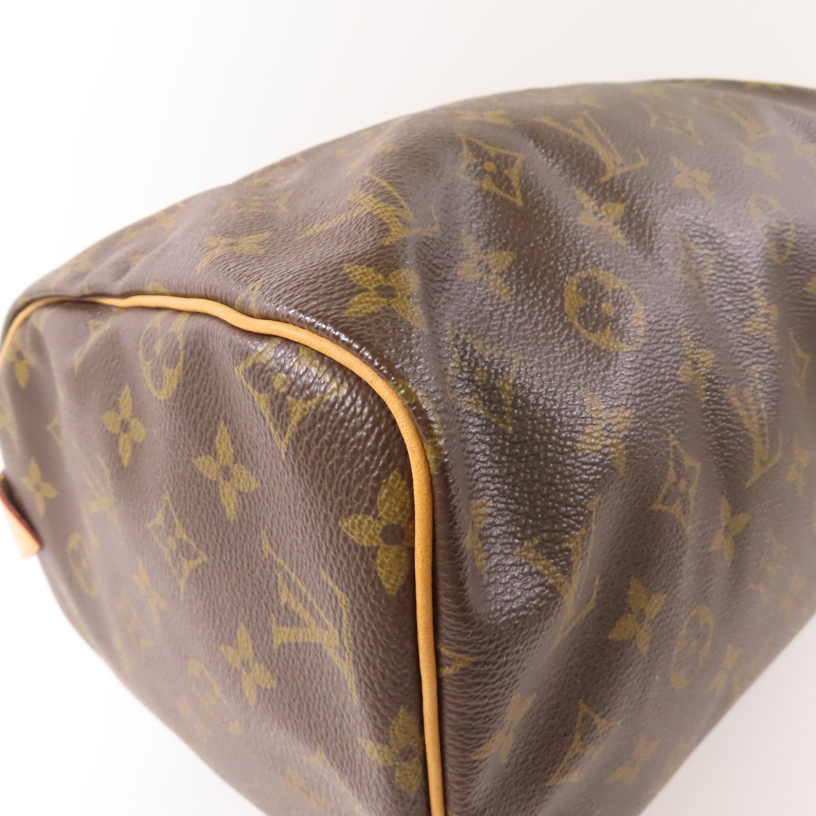 LOUIS VUITTON Monogram Speedy 30金扣手挽袋