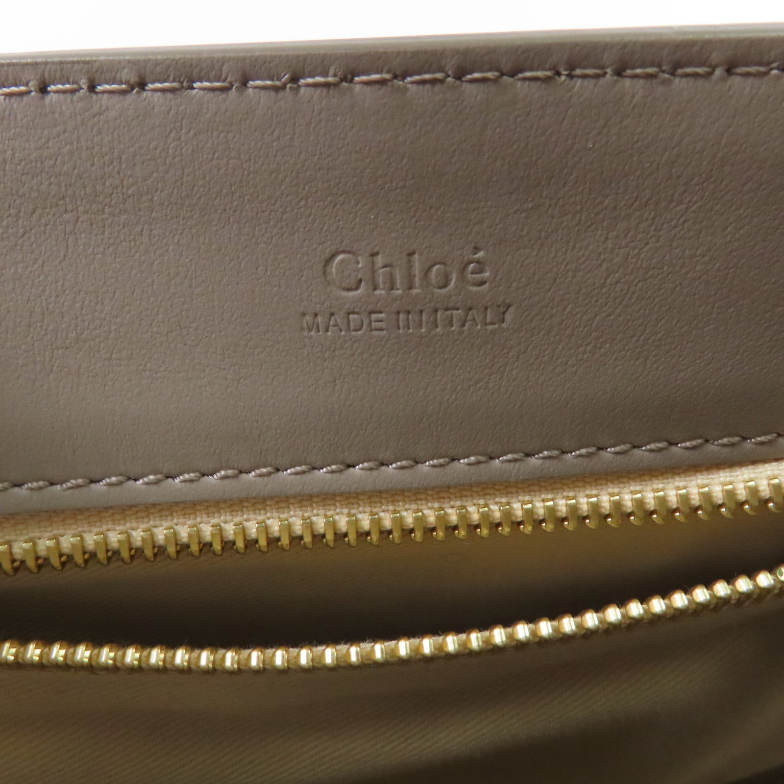 Chloe 【激減優惠】牛皮皮革Mini Tess Day金扣手挽肩背兩用袋