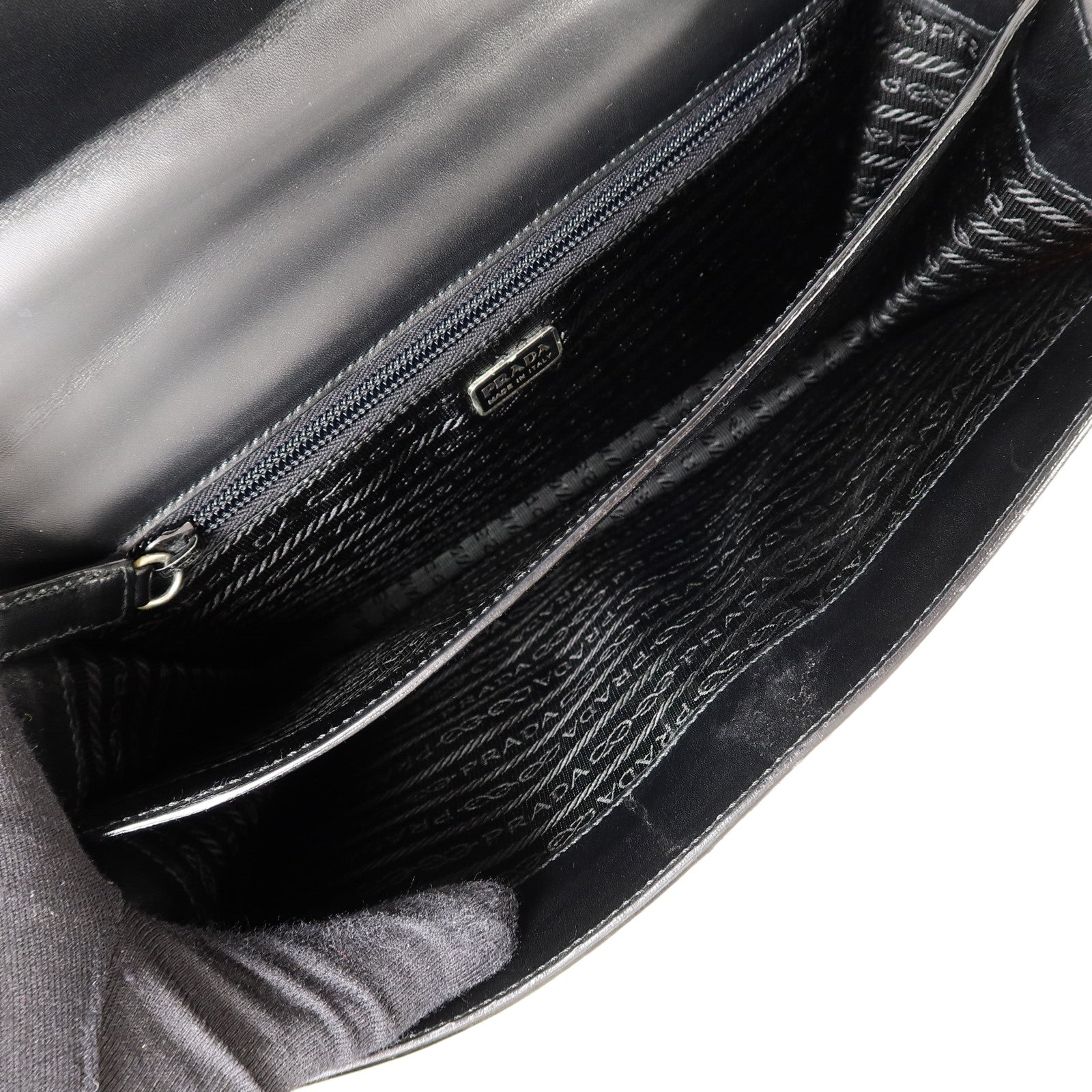 PRADA 牛皮皮革Vitello Drive Handle Bag手挽袋