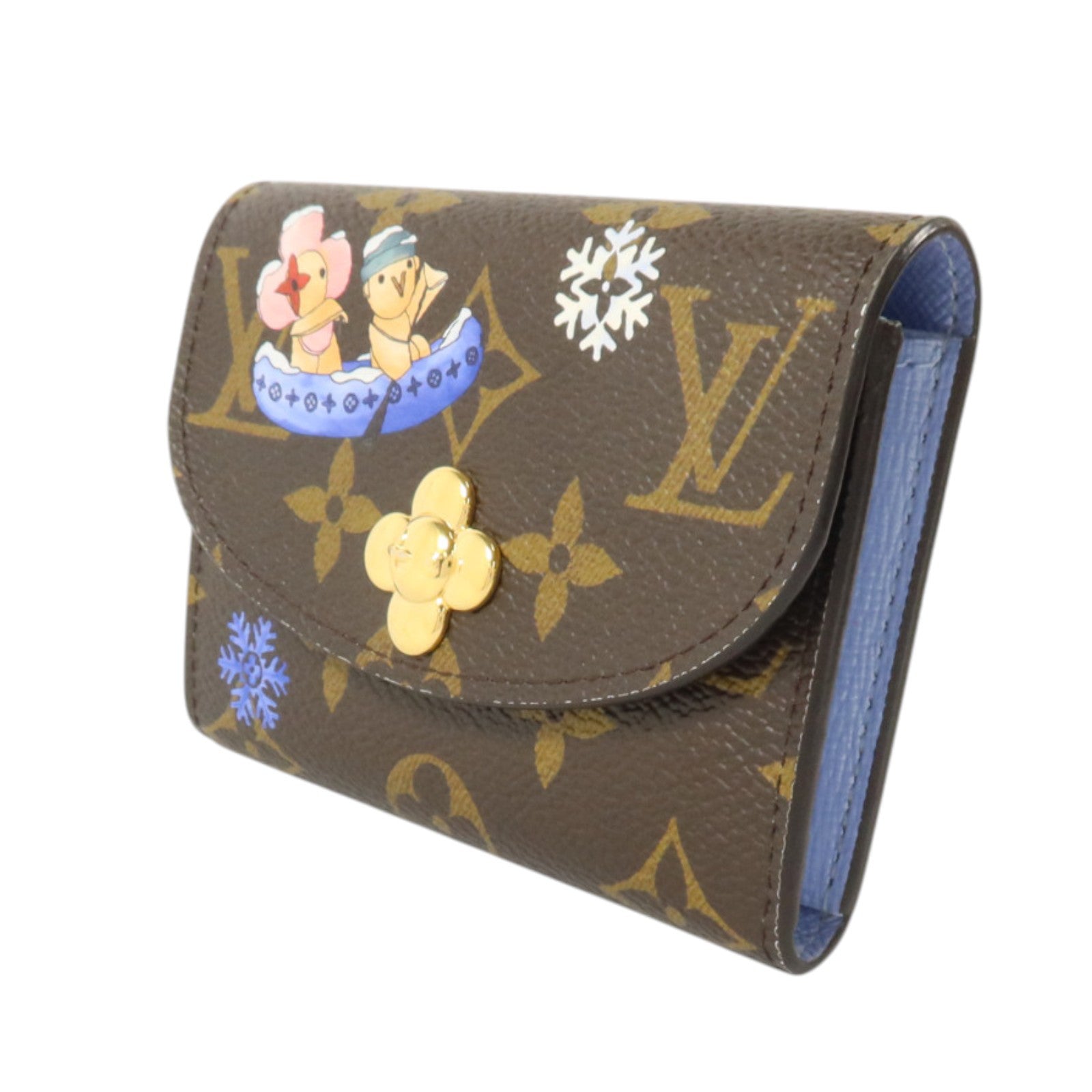 LOUIS VUITTON Monogram Rosalie金扣卡片套
