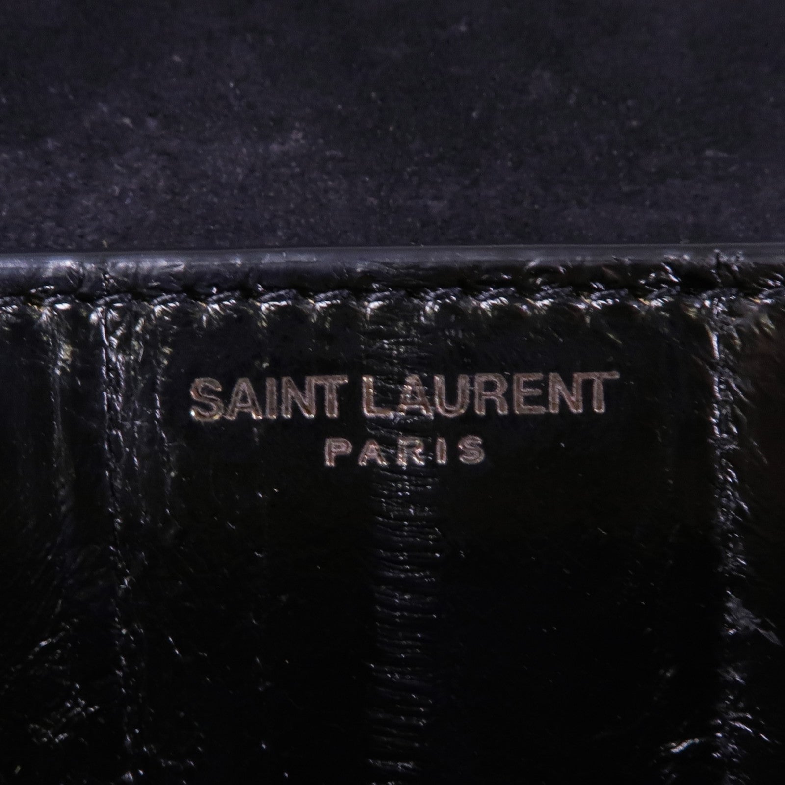 YVES SAINT LAURENT 牛皮皮革Sunset Medium銀扣鏈帶肩背袋