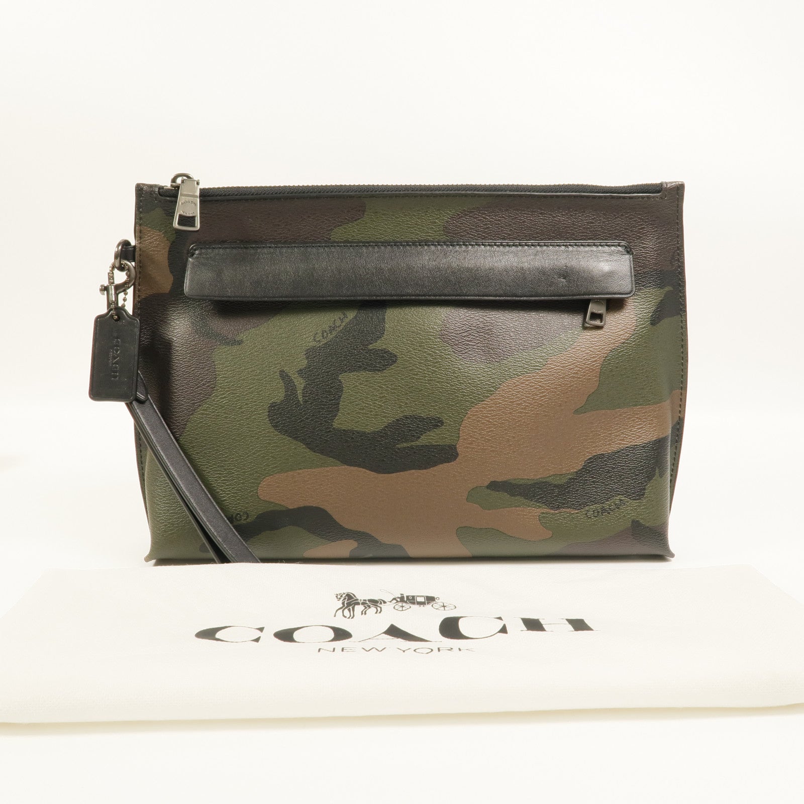 COACH 塗層帆布Carryall Pouch手拿包