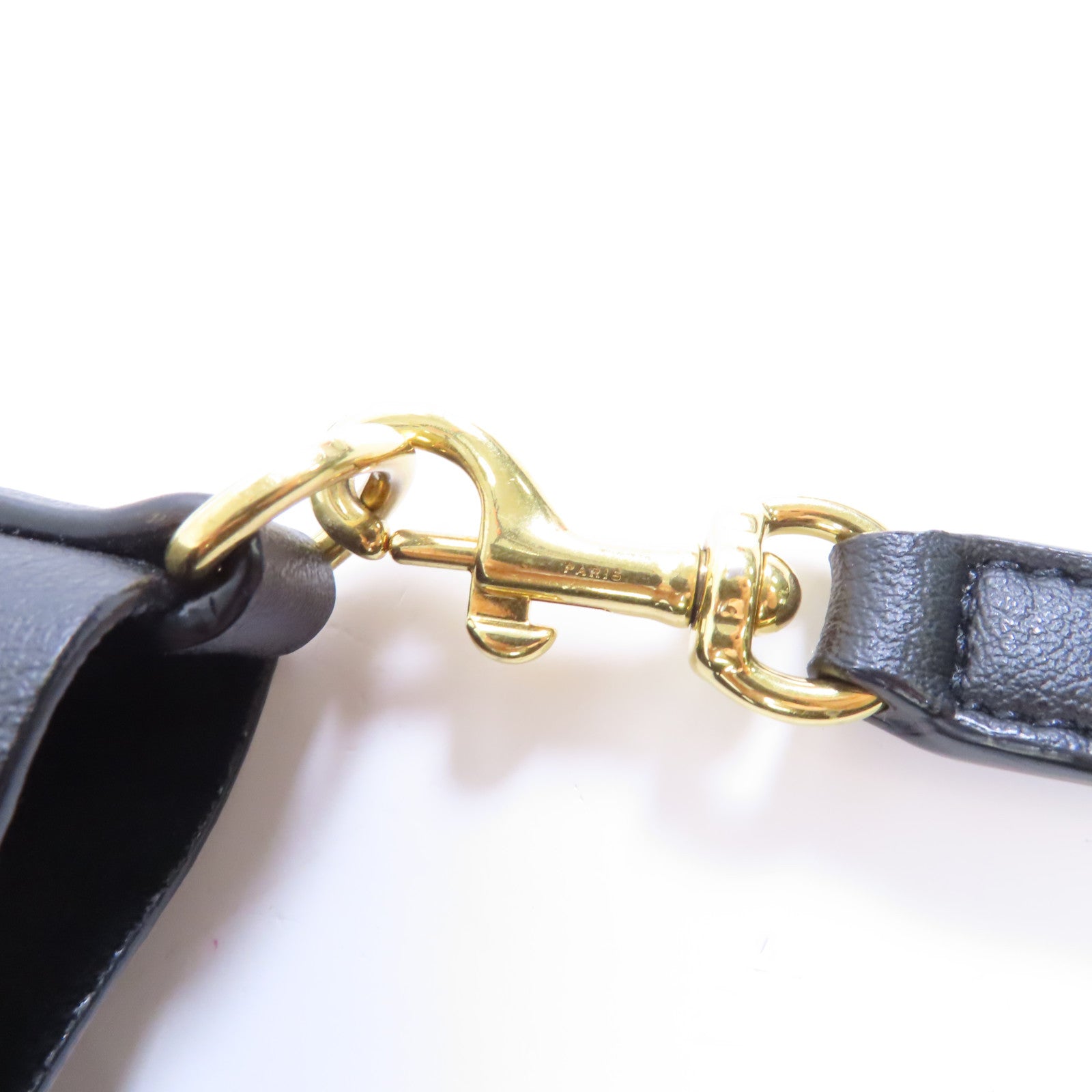 SAINT LAURENT 牛皮皮革Toy Shopping Bag金扣手挽肩背兩用袋黑色