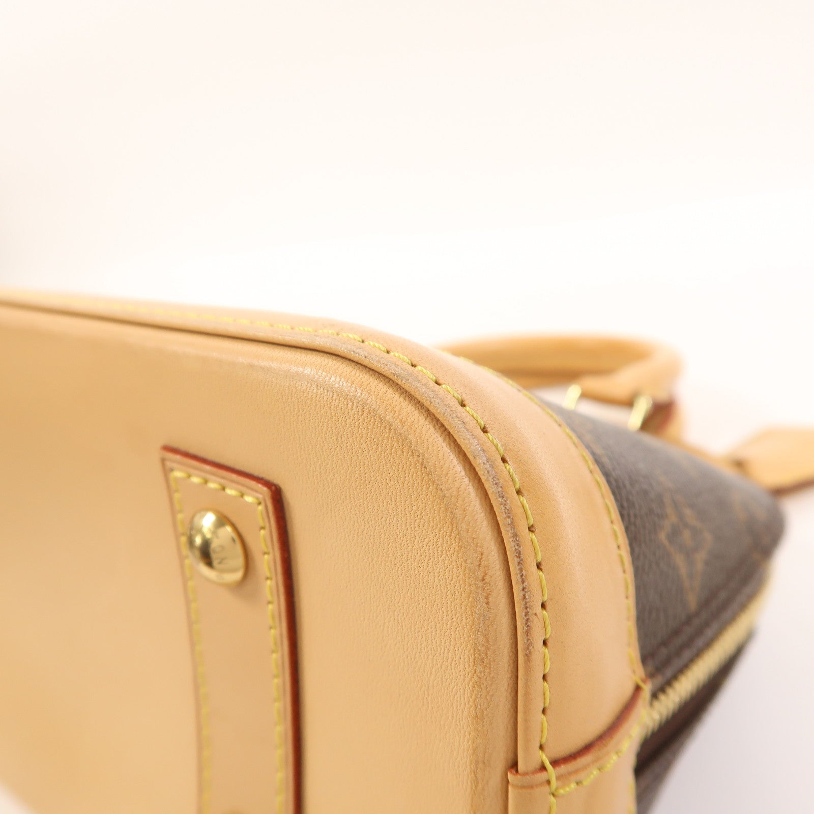 LOUIS VUITTON Monogram Alma BB金扣手挽肩背兩用袋