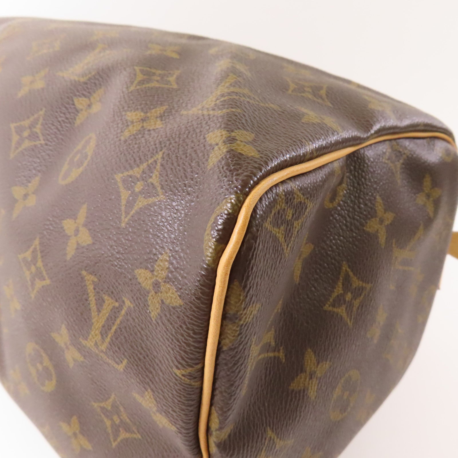 LOUIS VUITTON Monogram Speedy 30金扣手挽袋